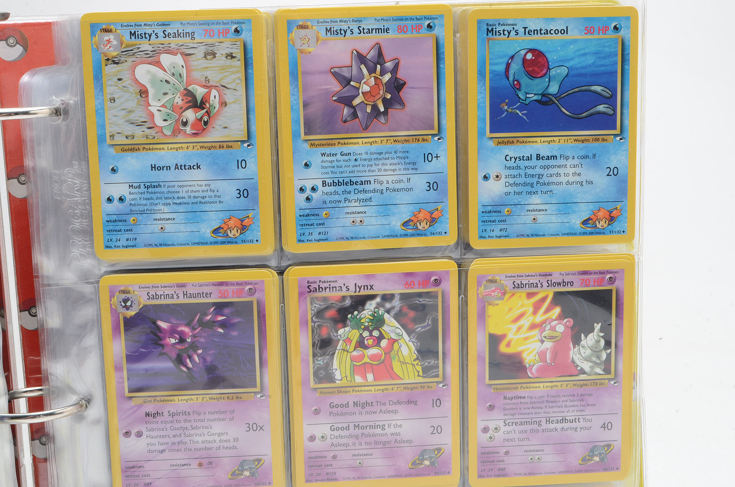 Large Collection of "Pokemon" Gym Heroes Card Set Trading Cards
