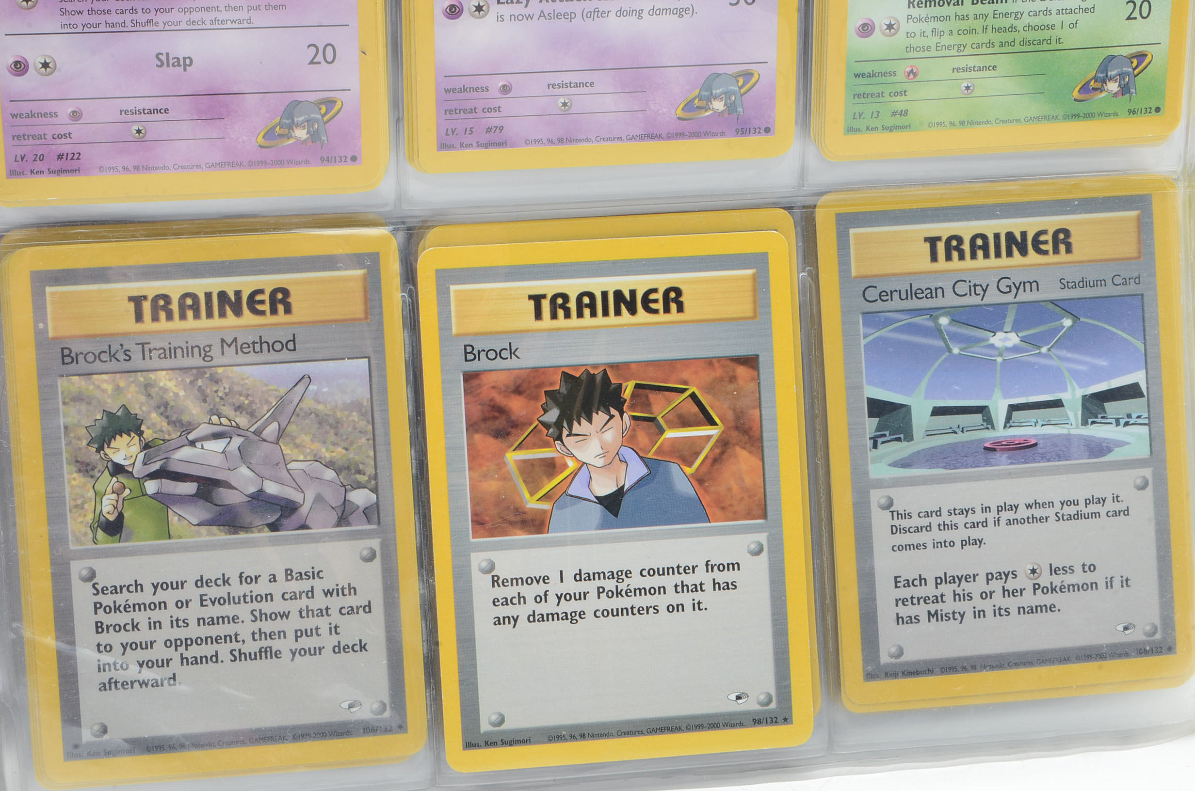 Large Collection of "Pokemon" Gym Heroes Card Set Trading Cards