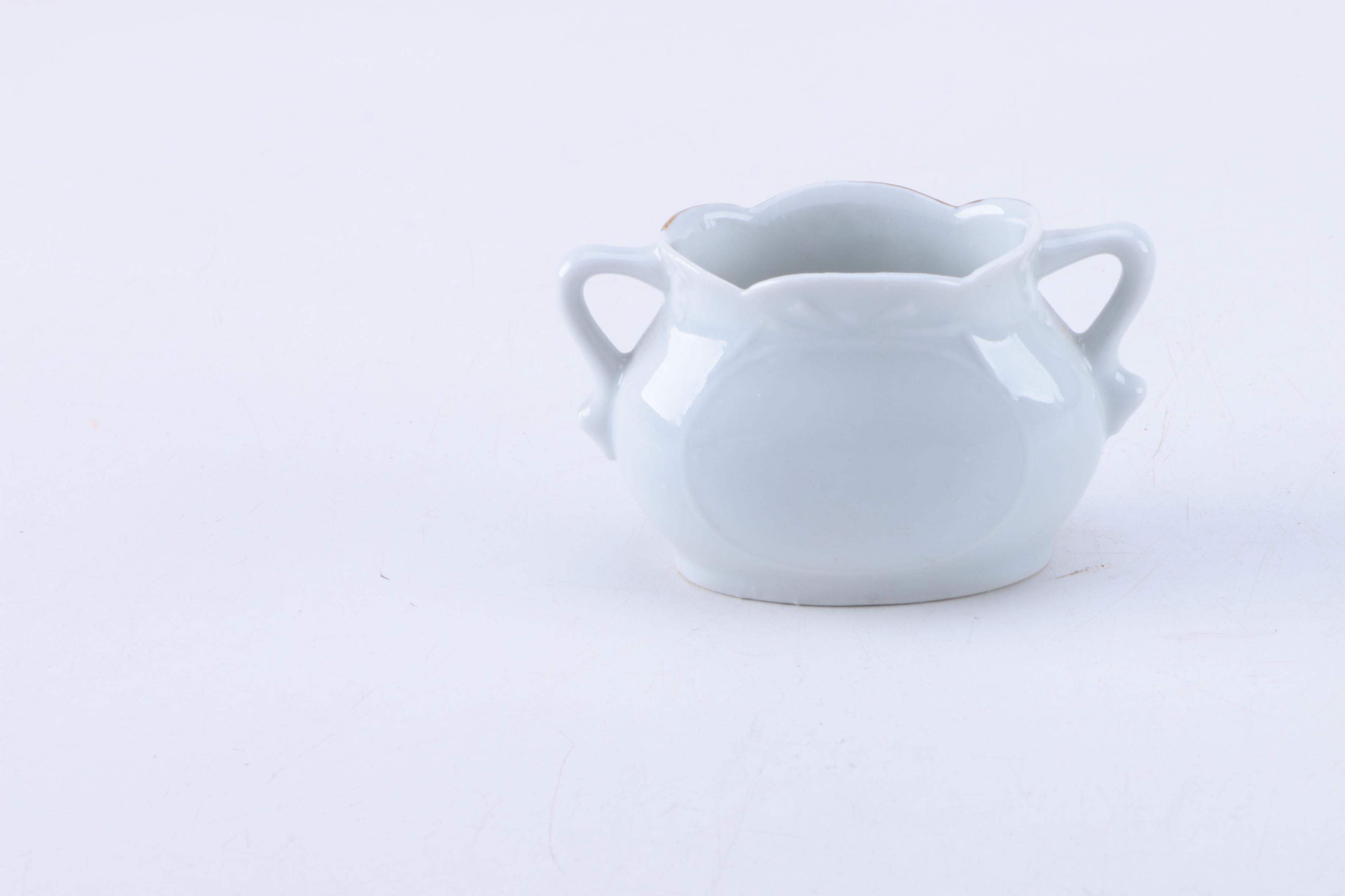 Assorted Tableware Including Louis Lourioux Porcelain