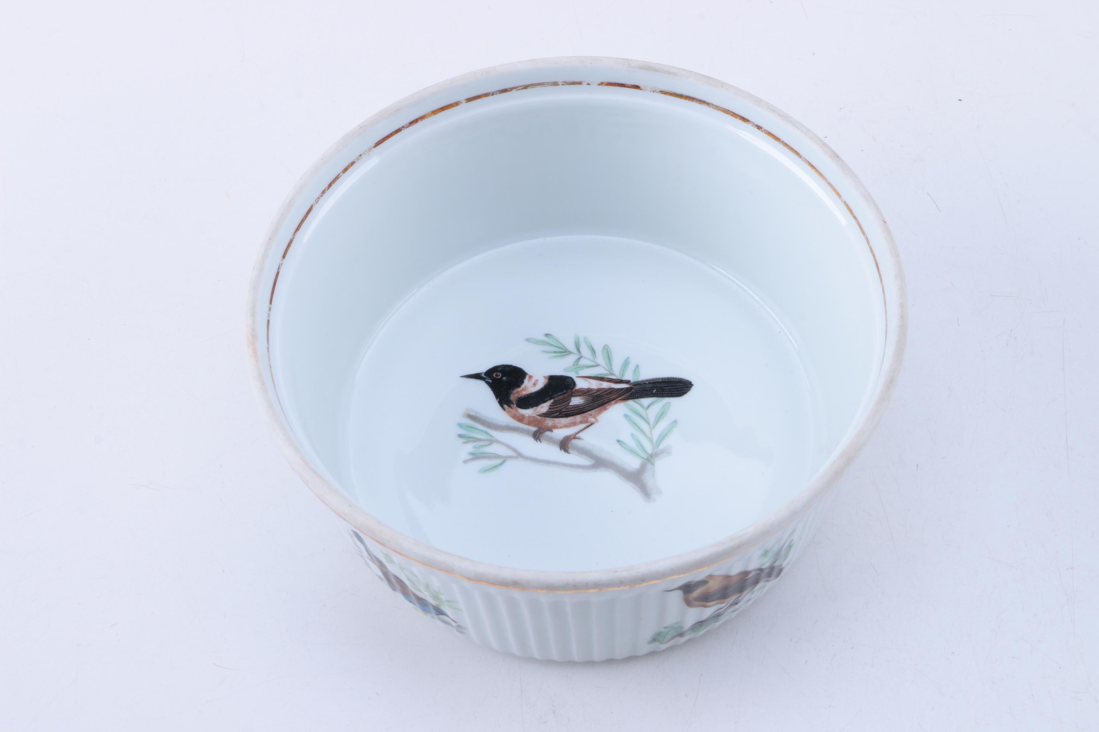 Assorted Tableware Including Louis Lourioux Porcelain