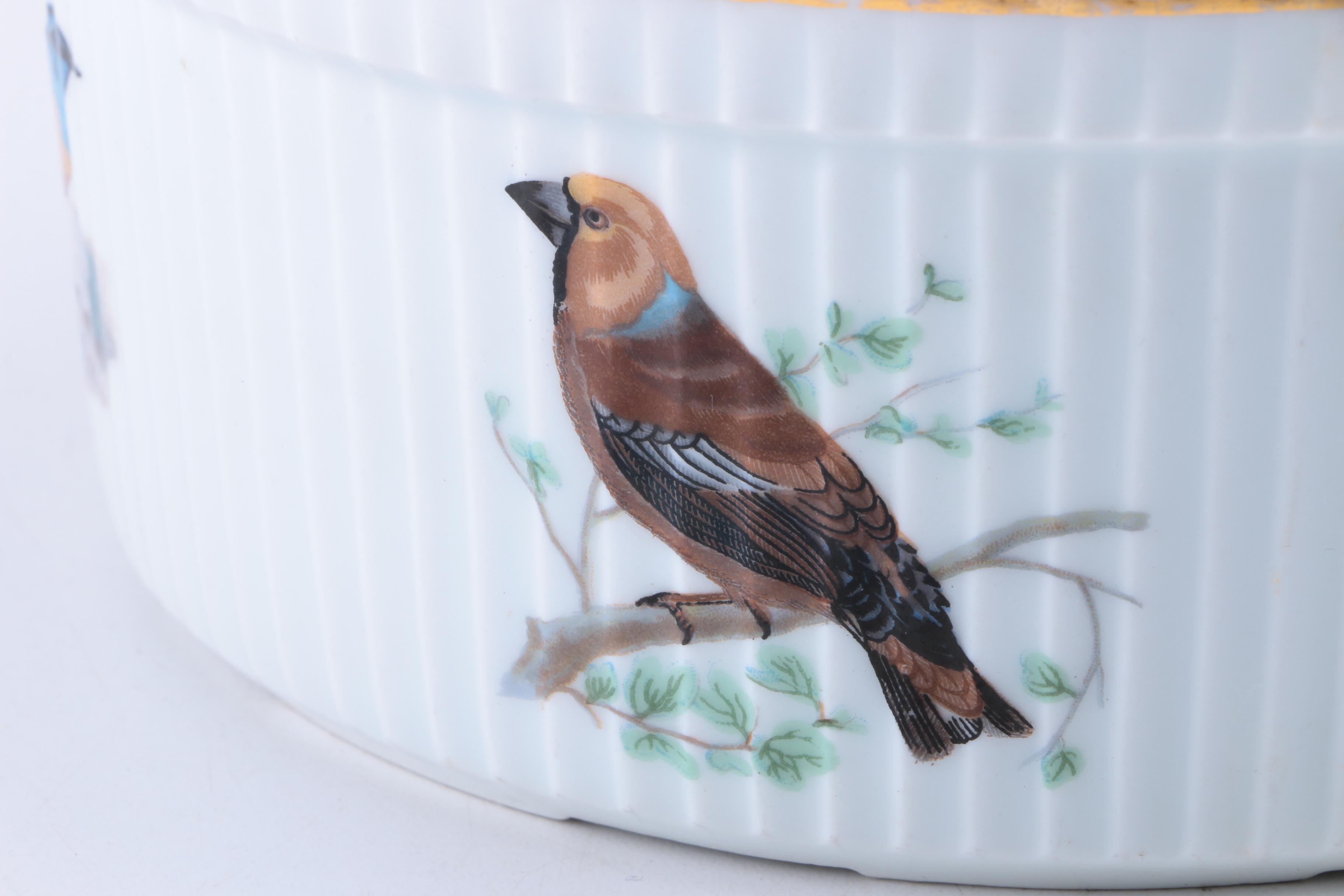 Assorted Tableware Including Louis Lourioux Porcelain