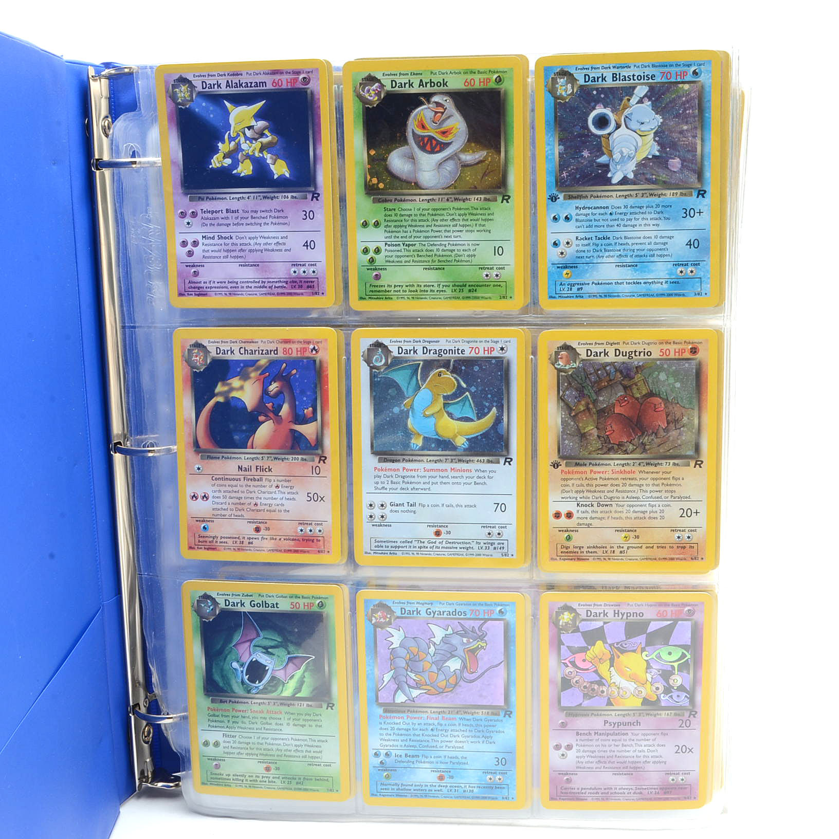 Collection of "Pokemon" Team Rocket Card Set Trading Cards