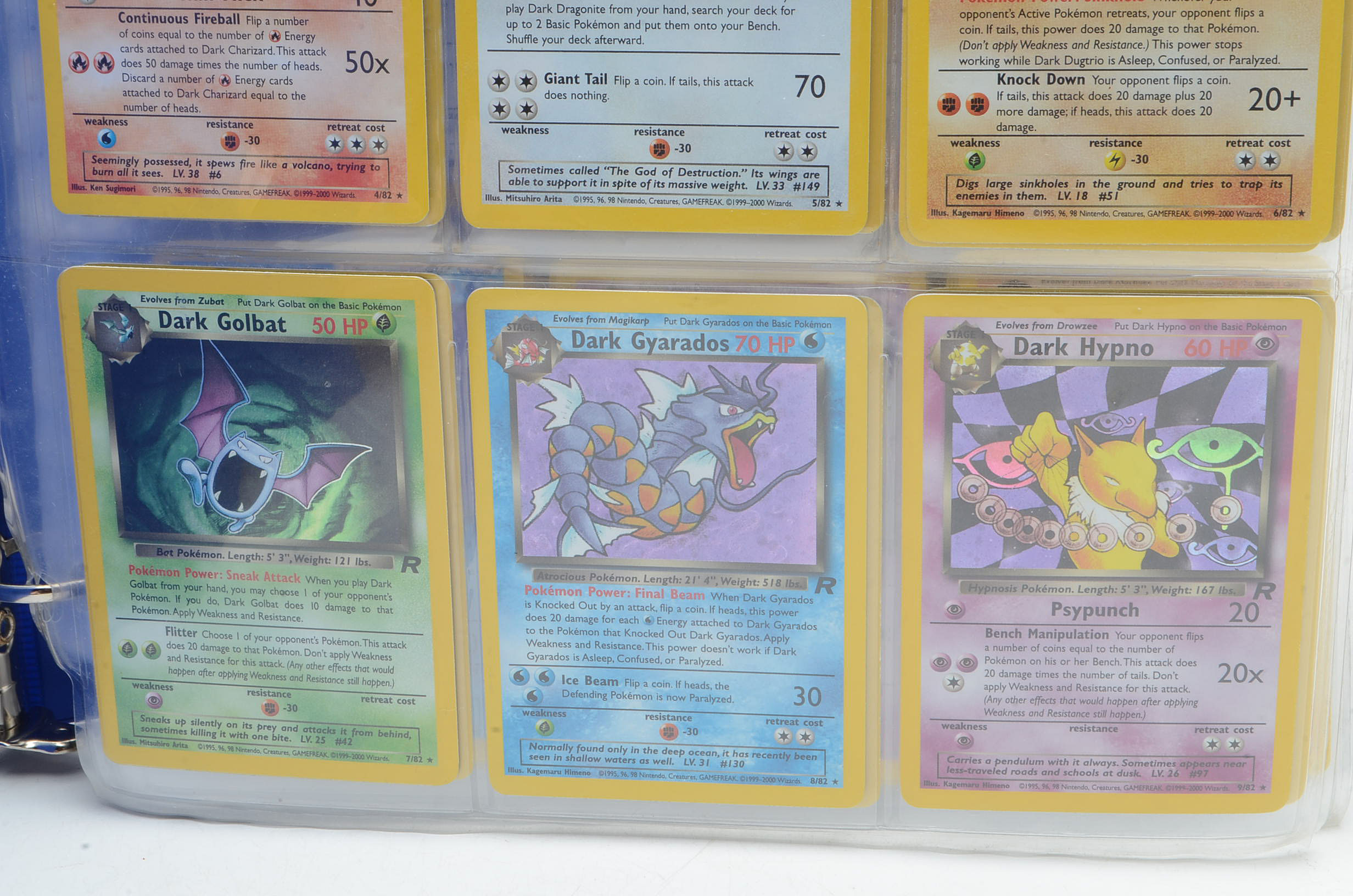 Collection of "Pokemon" Team Rocket Card Set Trading Cards