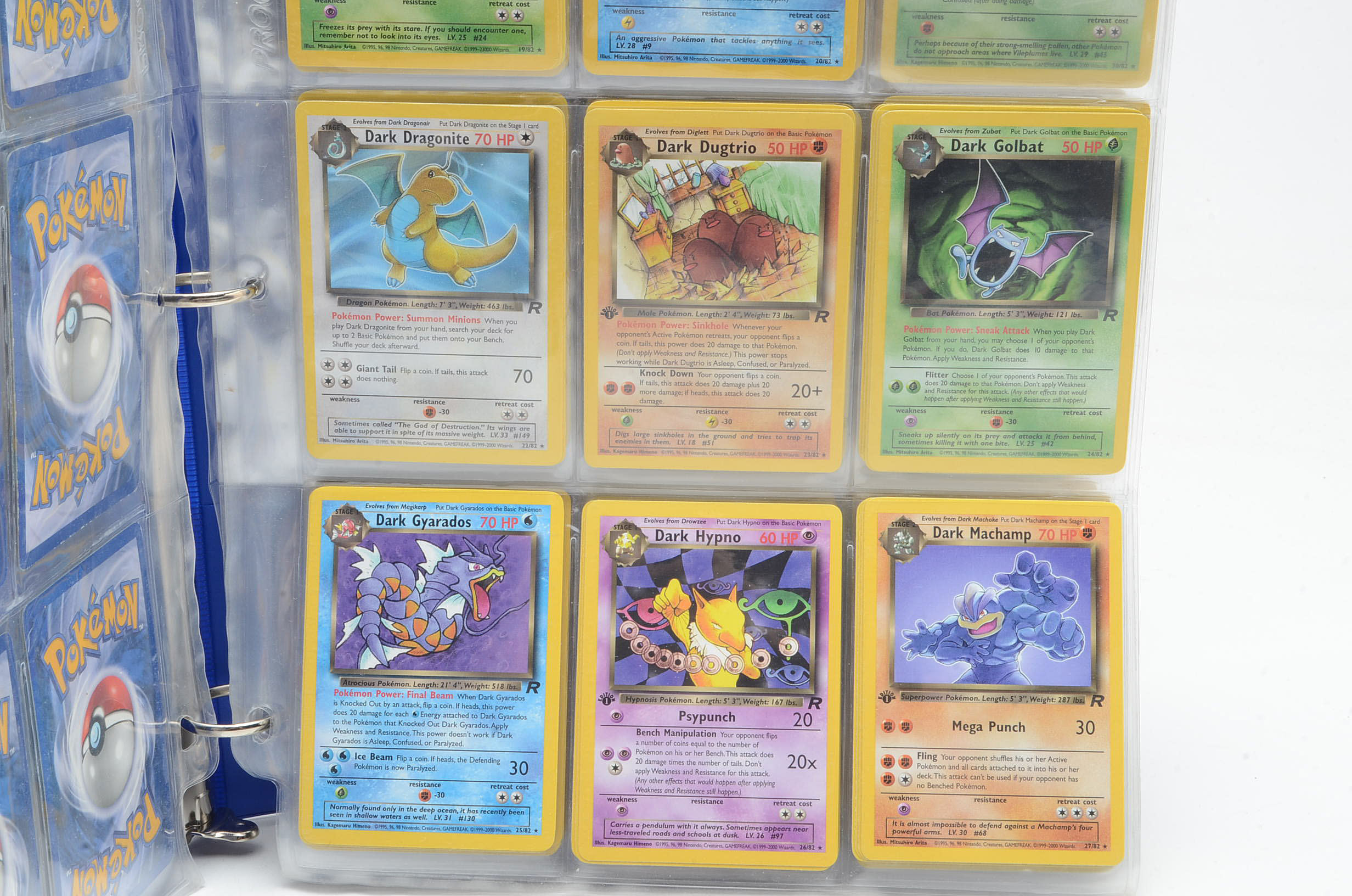 Collection of "Pokemon" Team Rocket Card Set Trading Cards