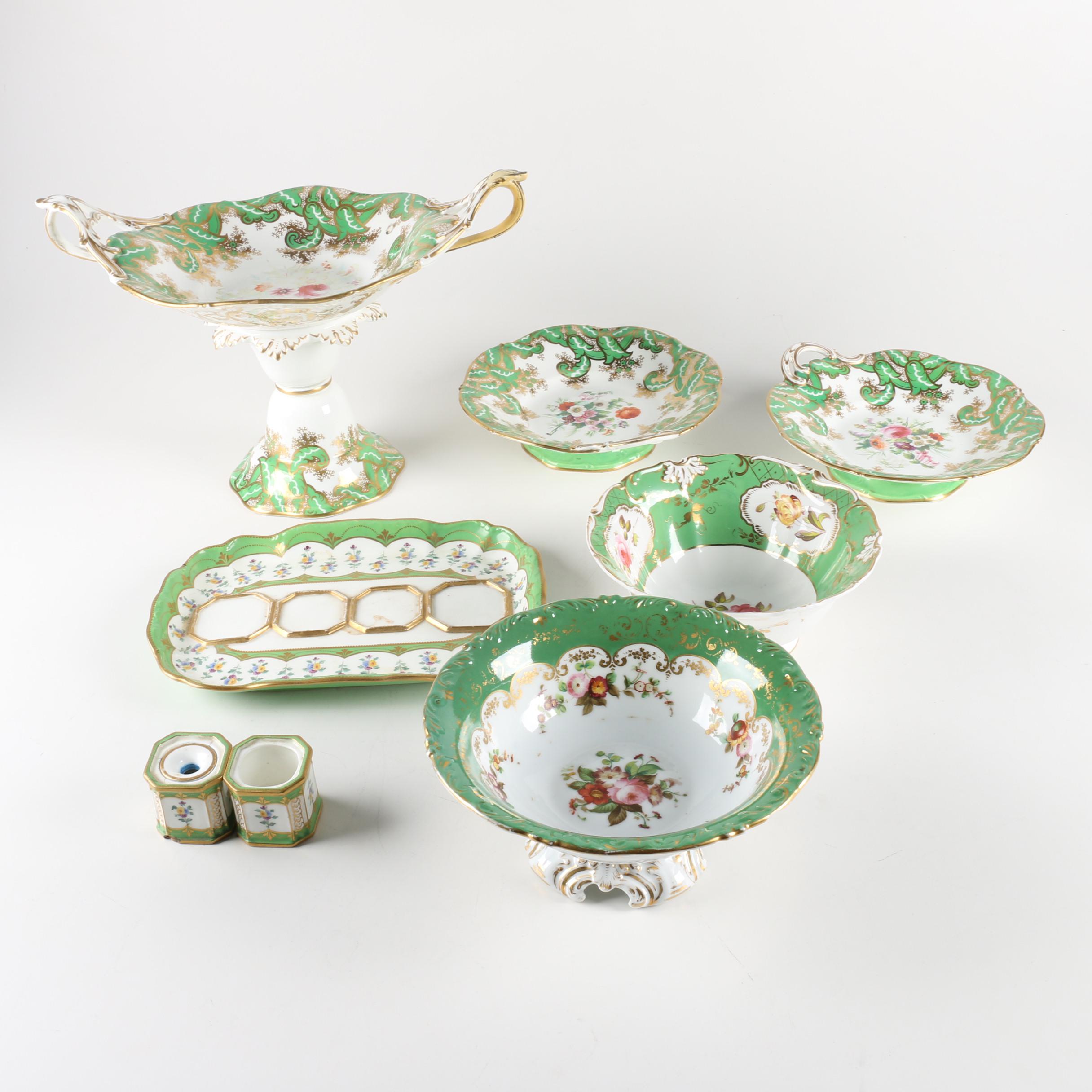 Floral Porcelain Serveware