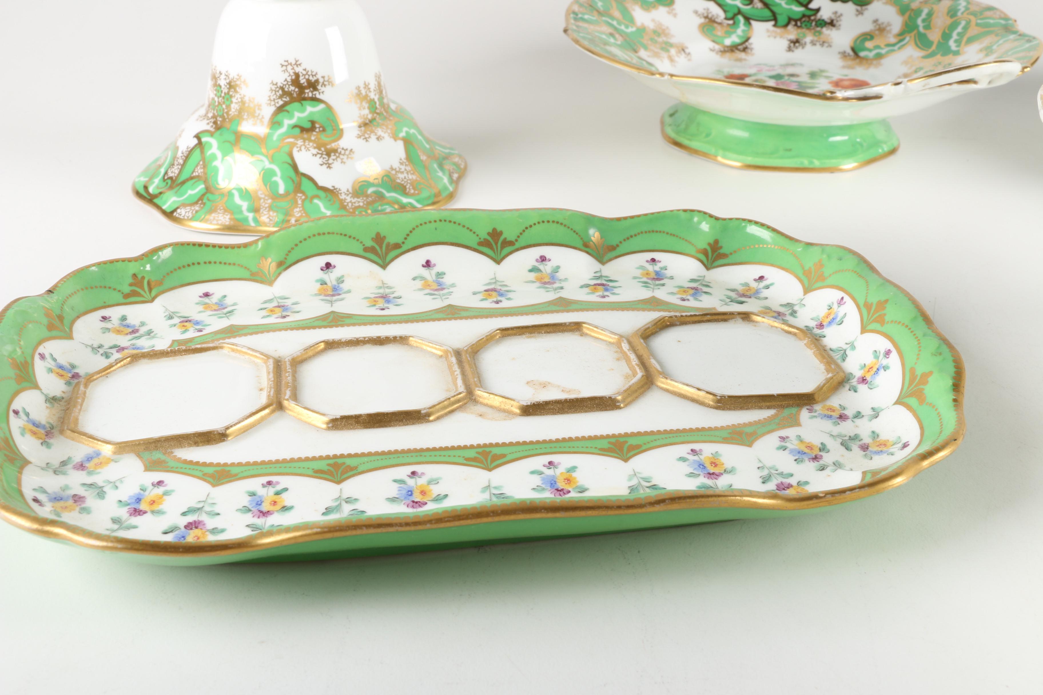 Floral Porcelain Serveware