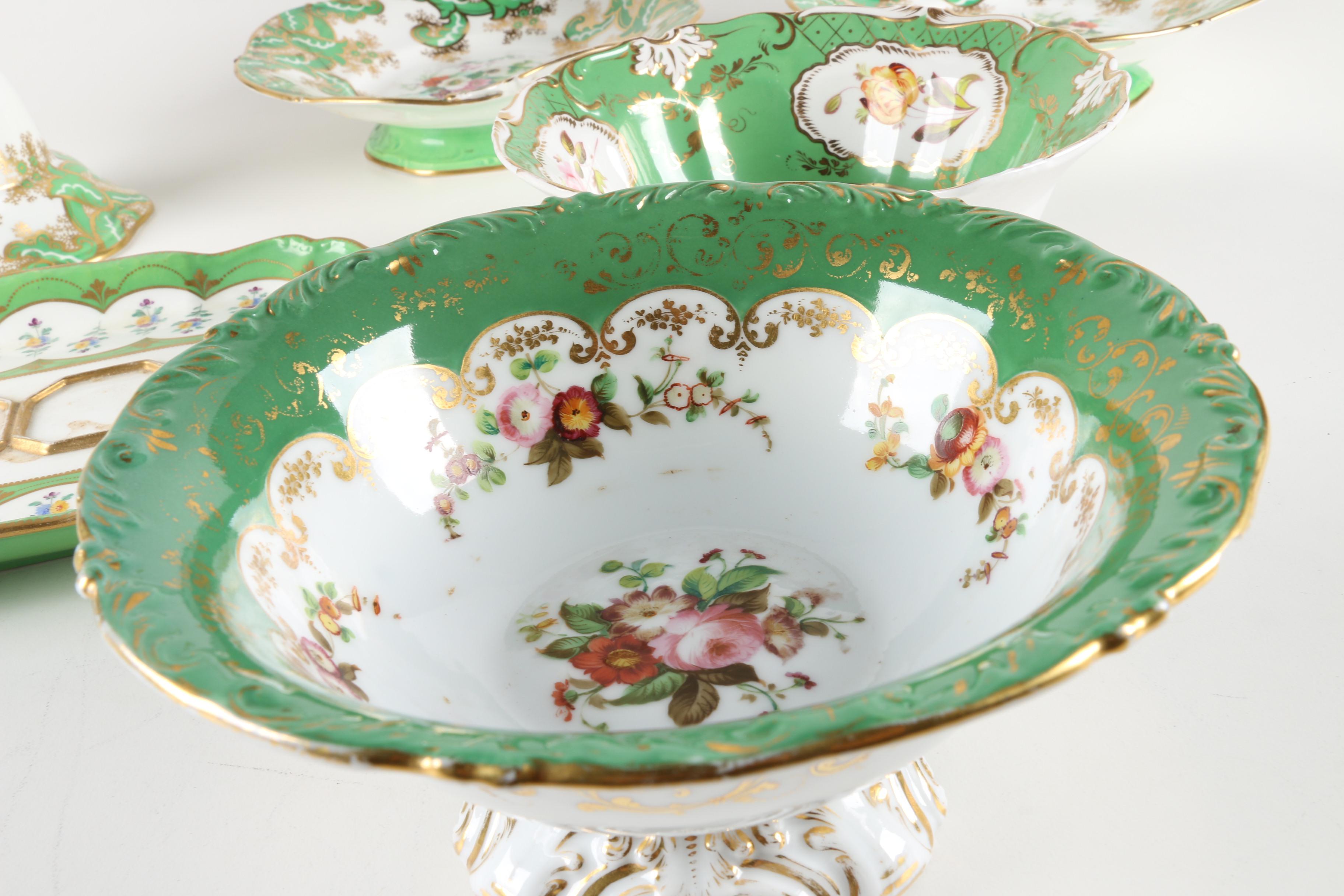 Floral Porcelain Serveware