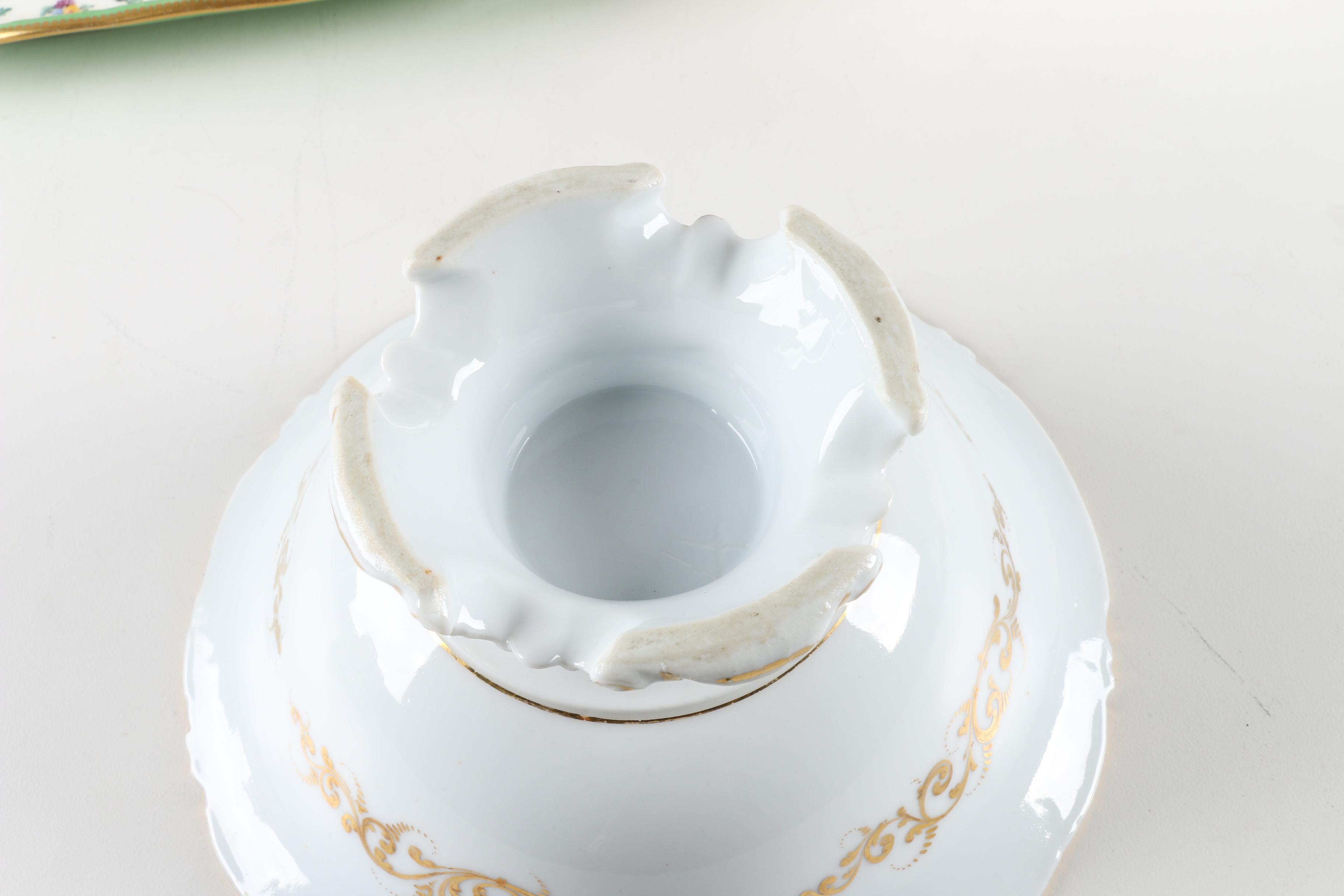 Floral Porcelain Serveware