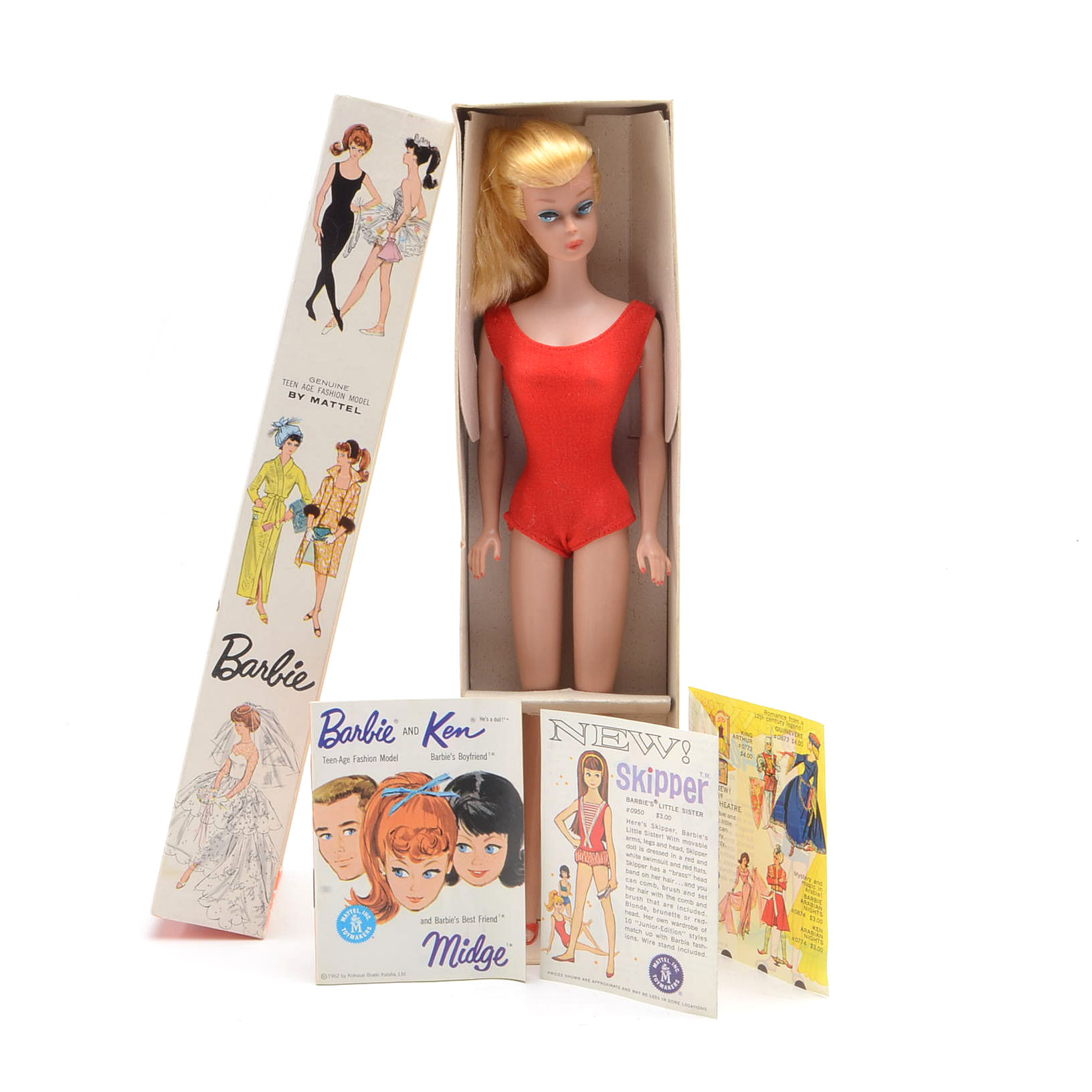 1964 Blonde Swirl Ponytail Barbie