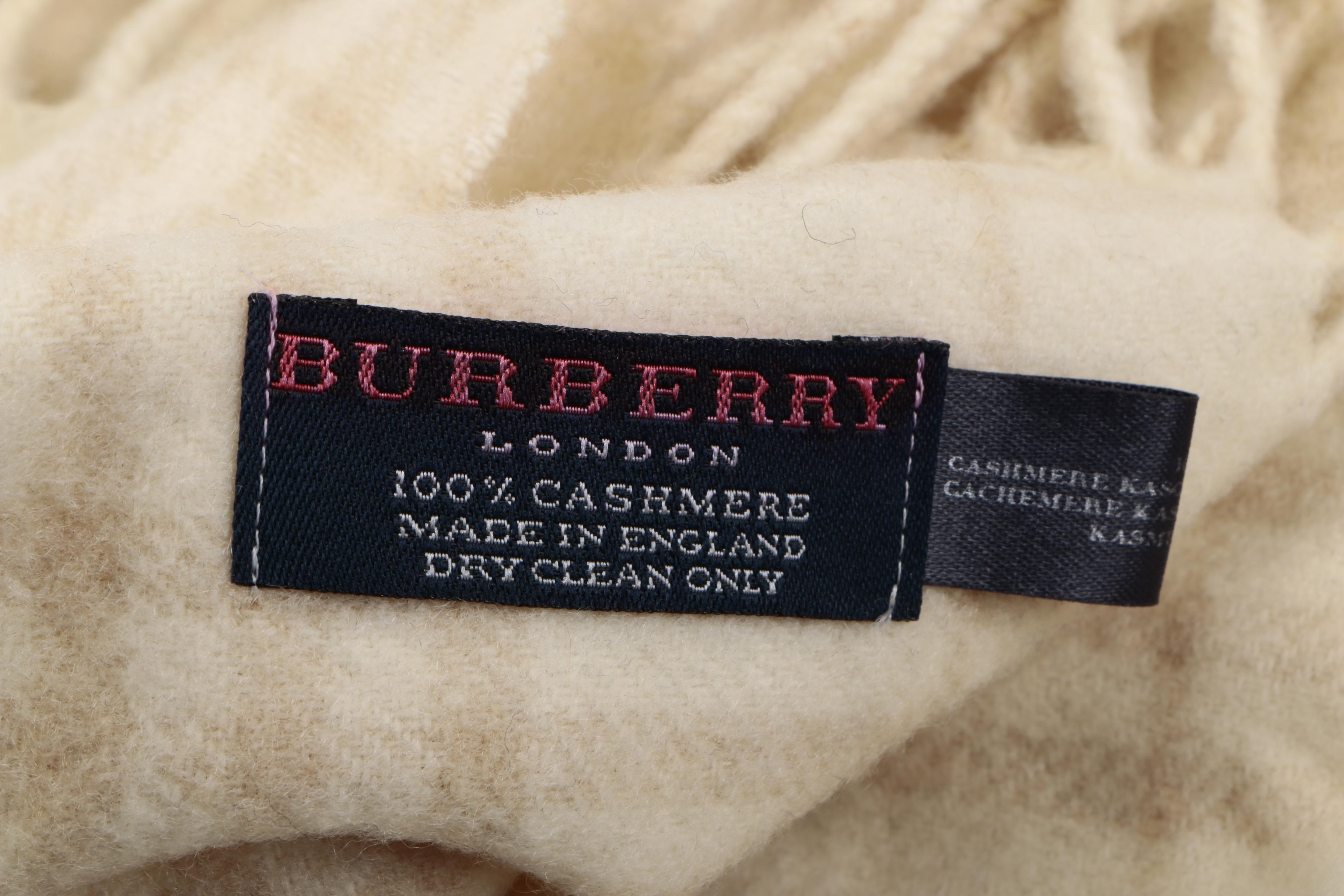 Burberry London Cashmere Scarf
