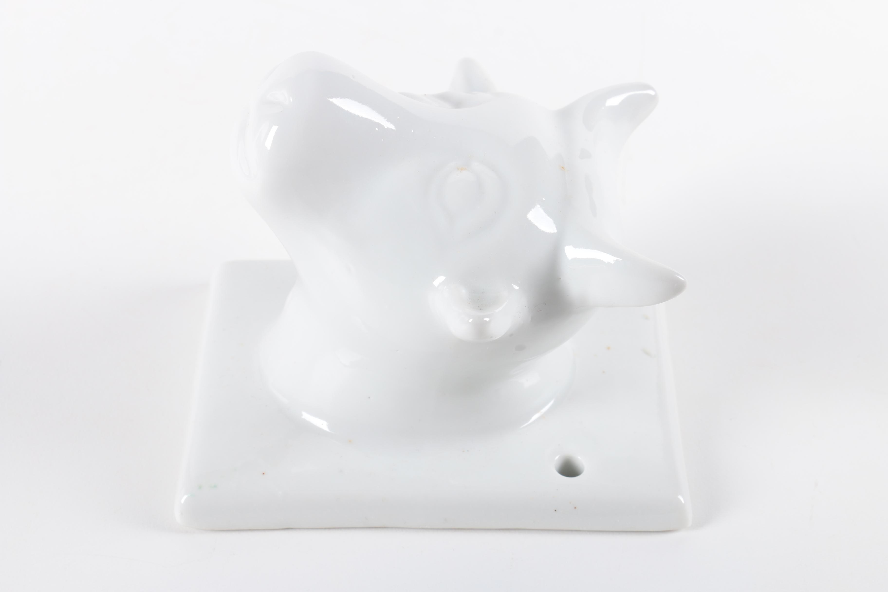 Porcelain Bull Head