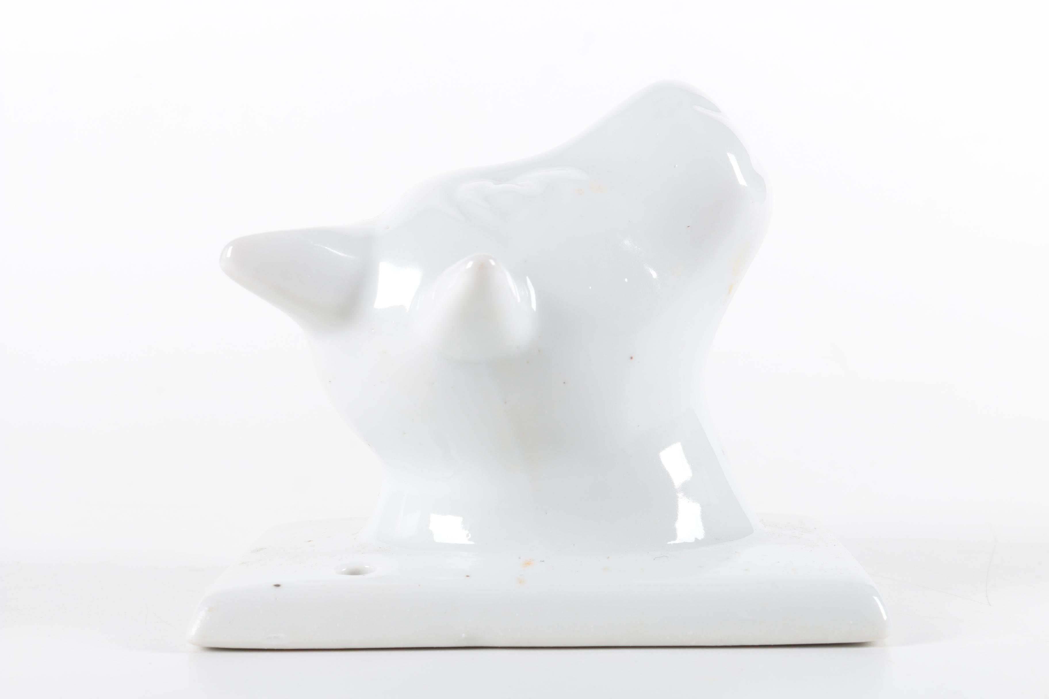 Porcelain Bull Head