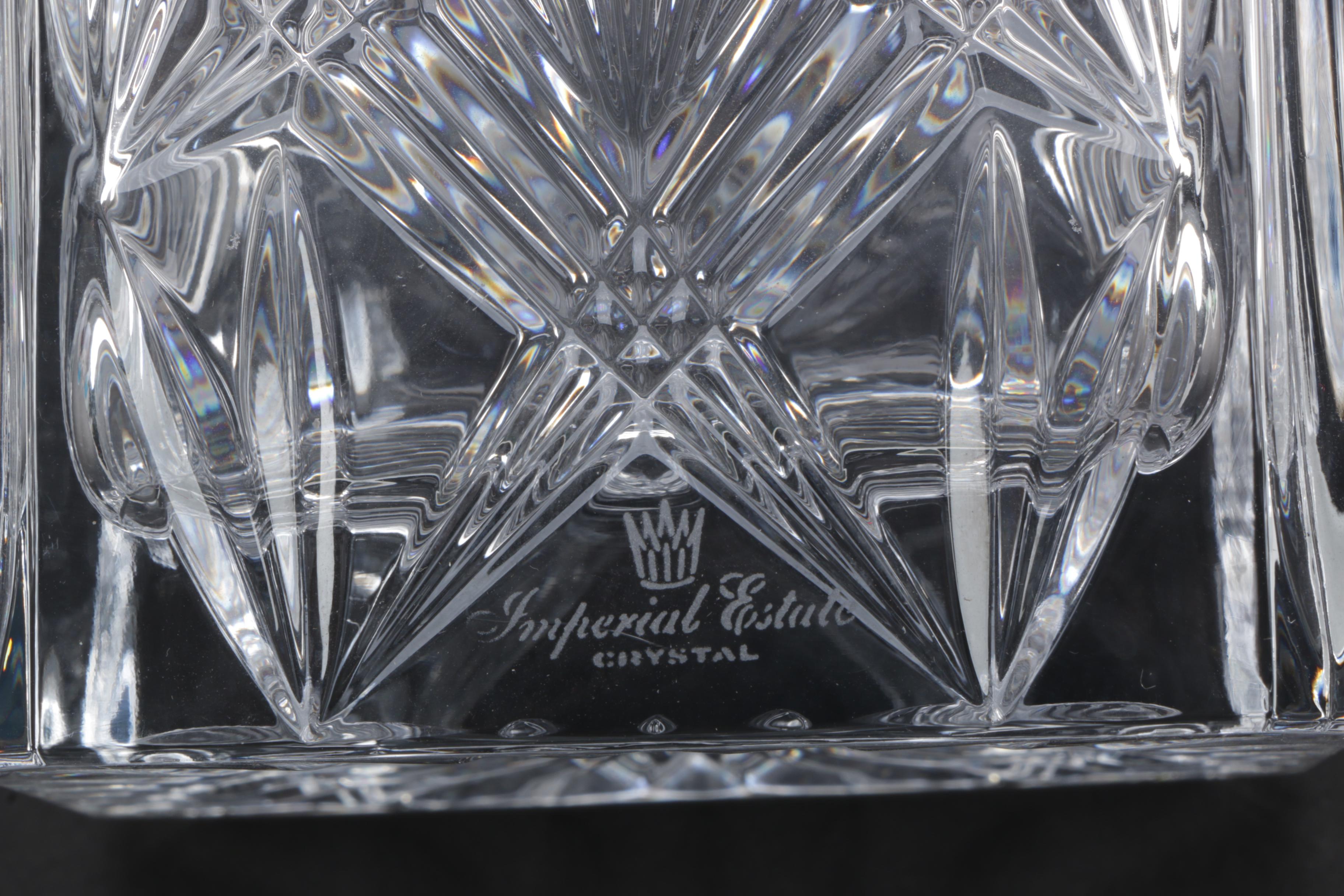 Imperial Estate Crystal Decanters