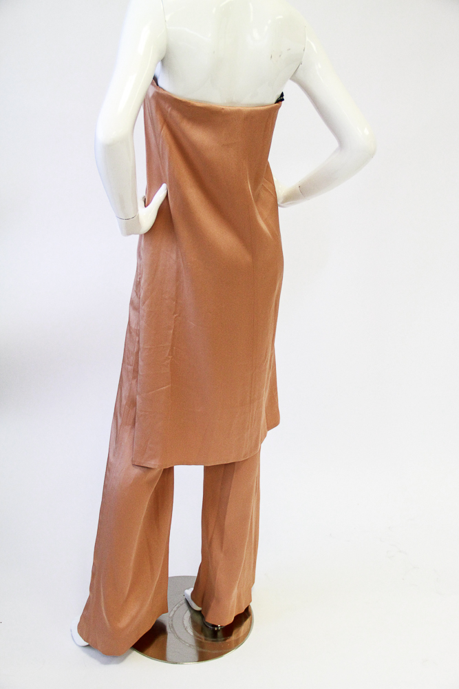 Rachel Zoe Strapless Chester Jumpsuit in Hazelnut