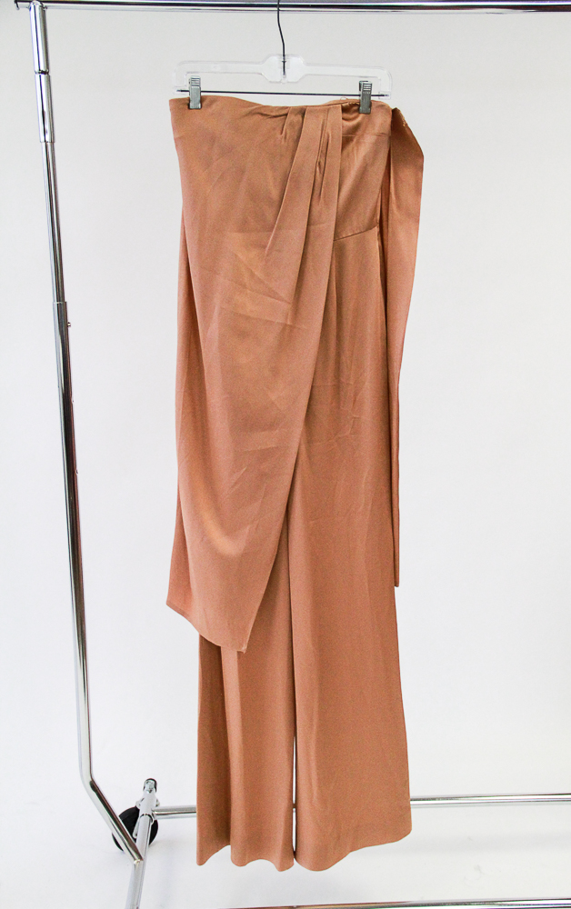 Rachel Zoe Strapless Chester Jumpsuit in Hazelnut