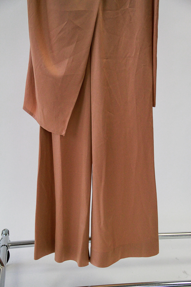 Rachel Zoe Strapless Chester Jumpsuit in Hazelnut