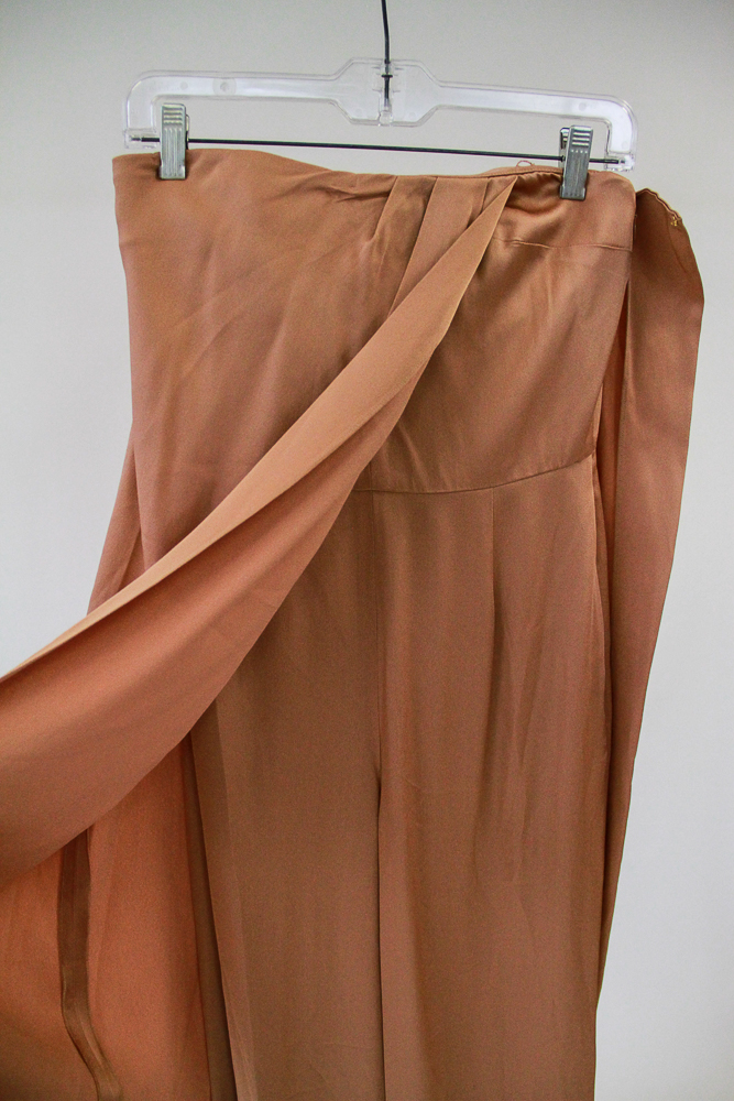 Rachel Zoe Strapless Chester Jumpsuit in Hazelnut