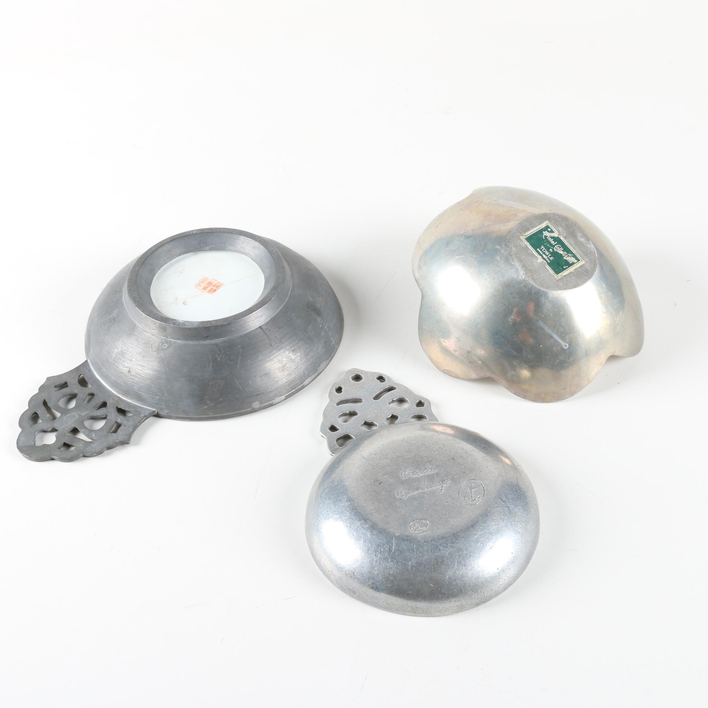 Don Miller Hand Hammered Candle Holders and Other Metal Home Decor