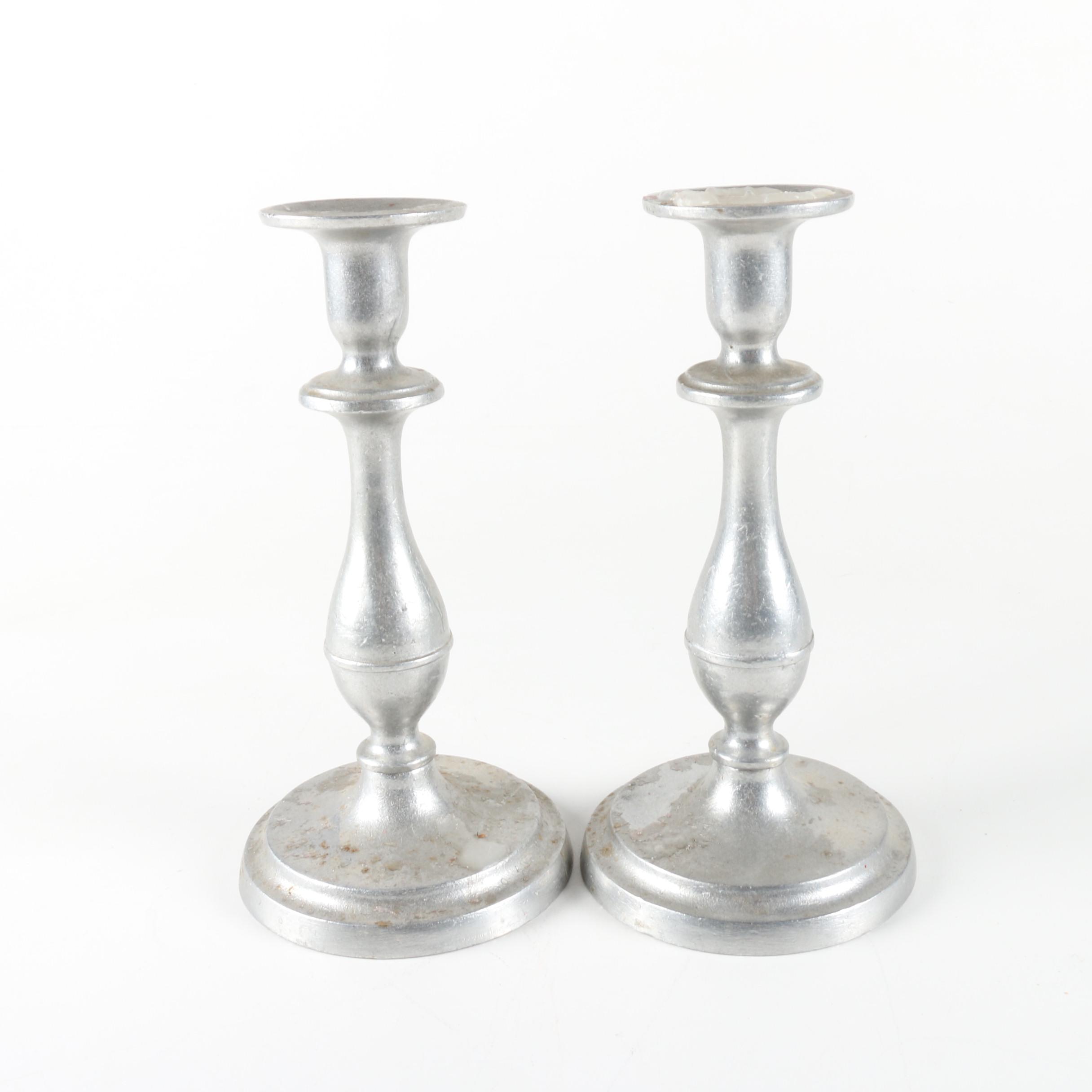 Don Miller Hand Hammered Candle Holders and Other Metal Home Decor