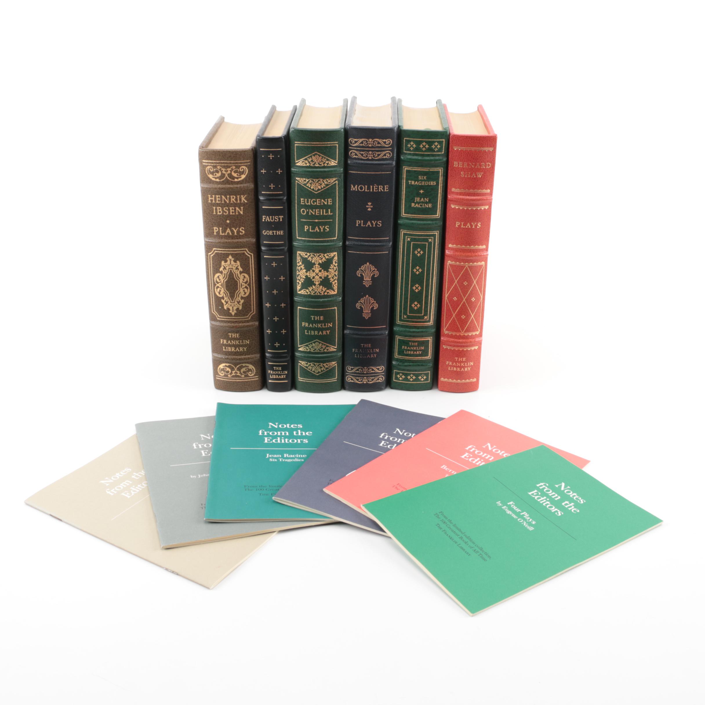 Franklin Library "100 Greatest Books of All Time" Plays Including Ibsen and Shaw