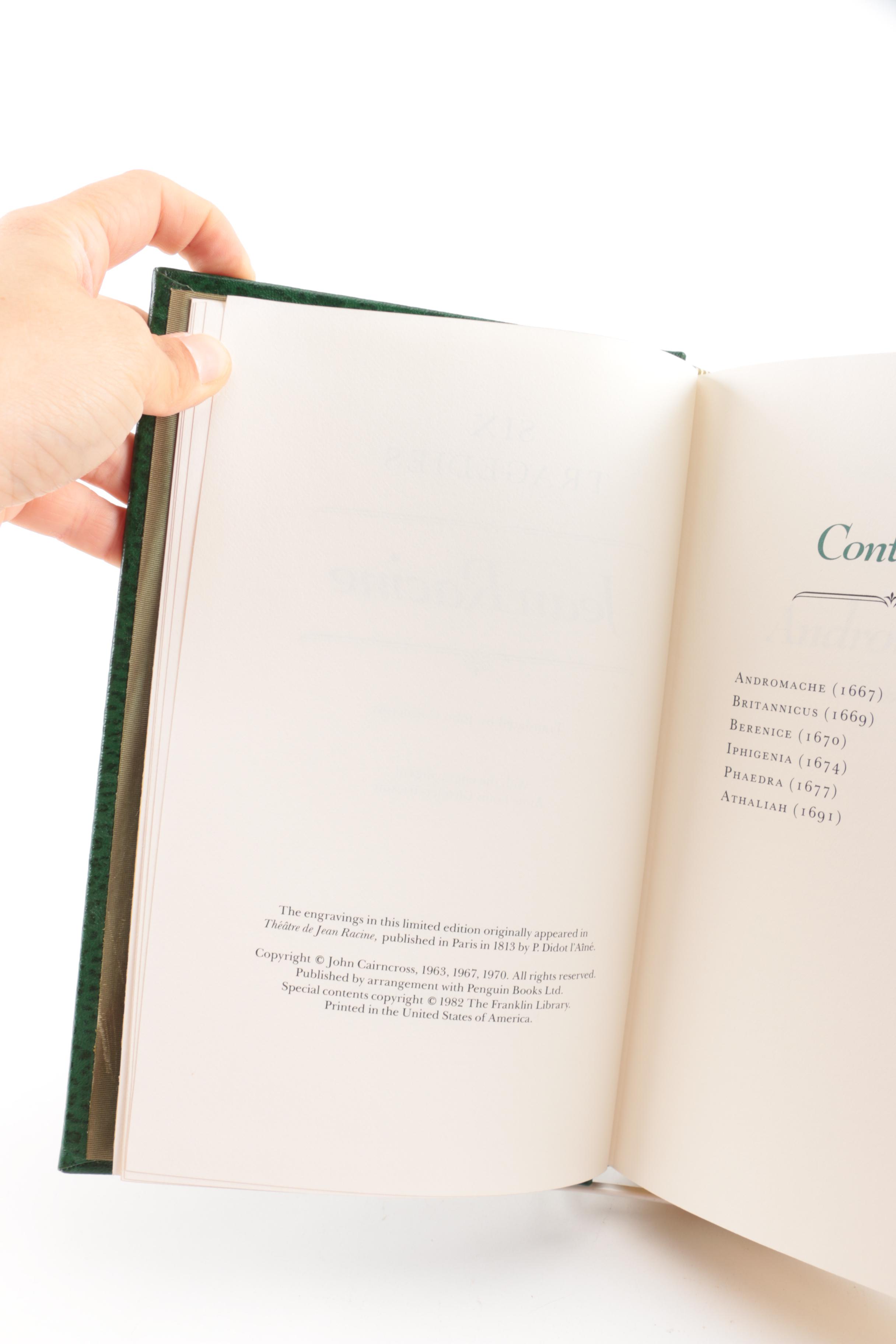 Franklin Library "100 Greatest Books of All Time" Plays Including Ibsen and Shaw