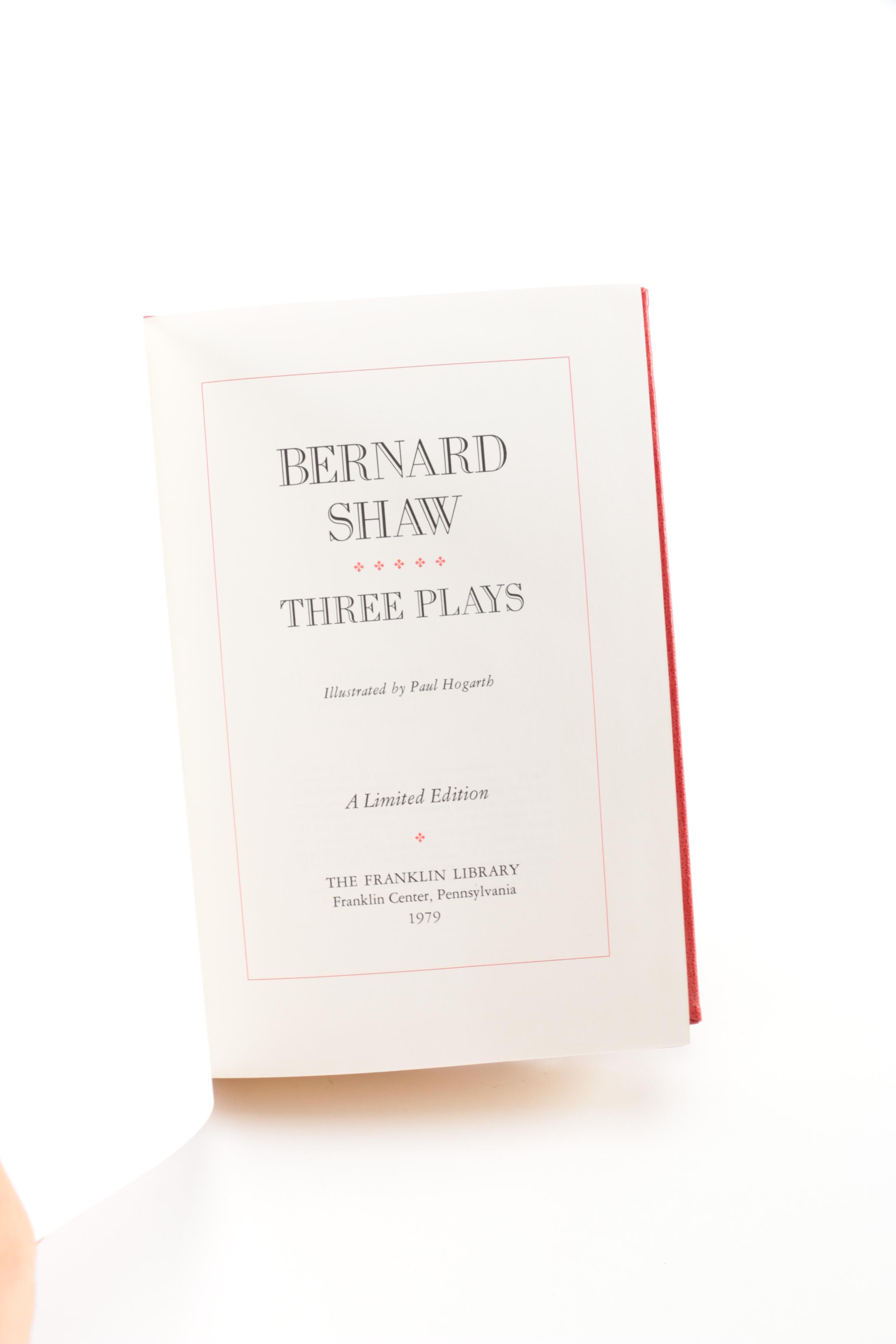 Franklin Library "100 Greatest Books of All Time" Plays Including Ibsen and Shaw