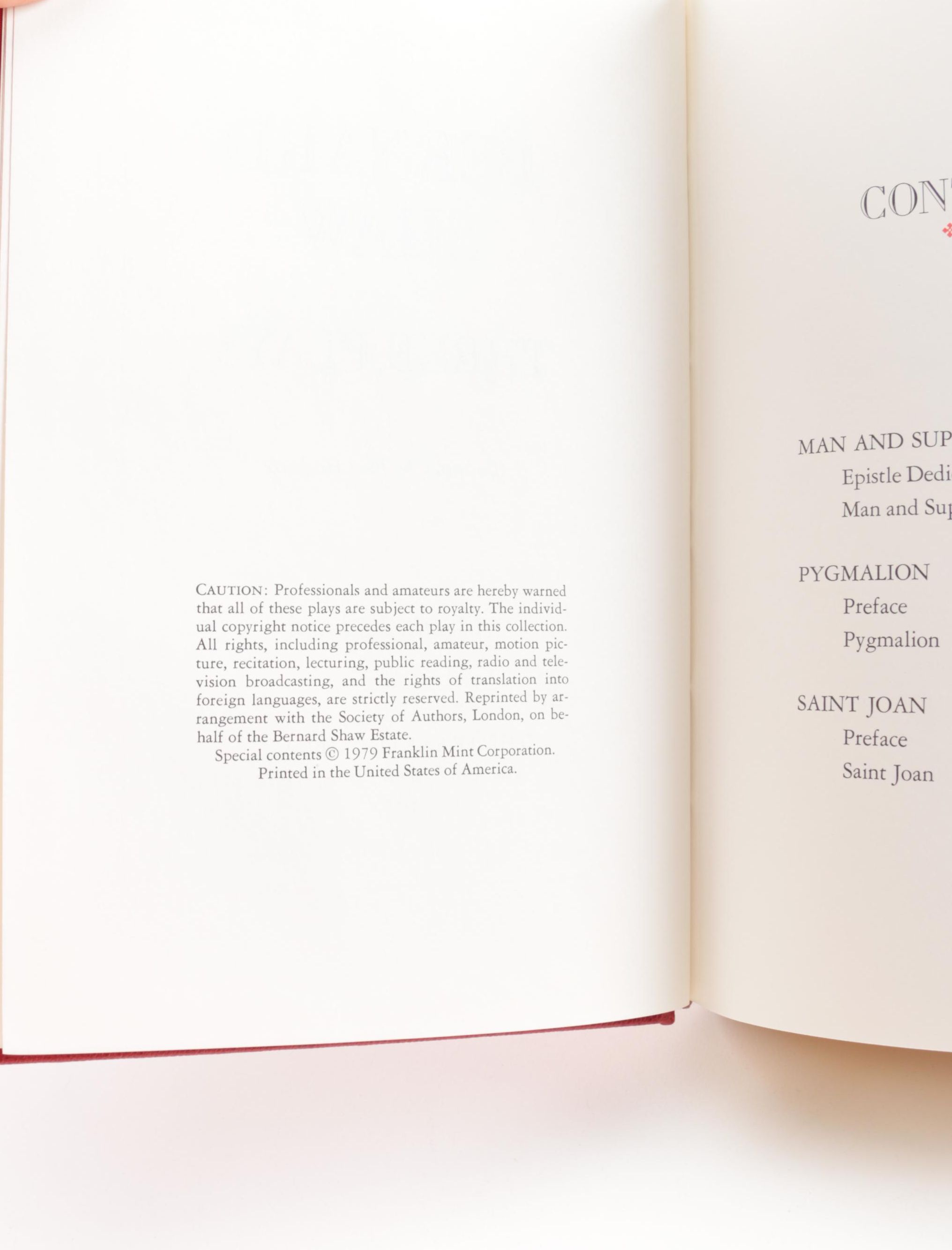 Franklin Library "100 Greatest Books of All Time" Plays Including Ibsen and Shaw