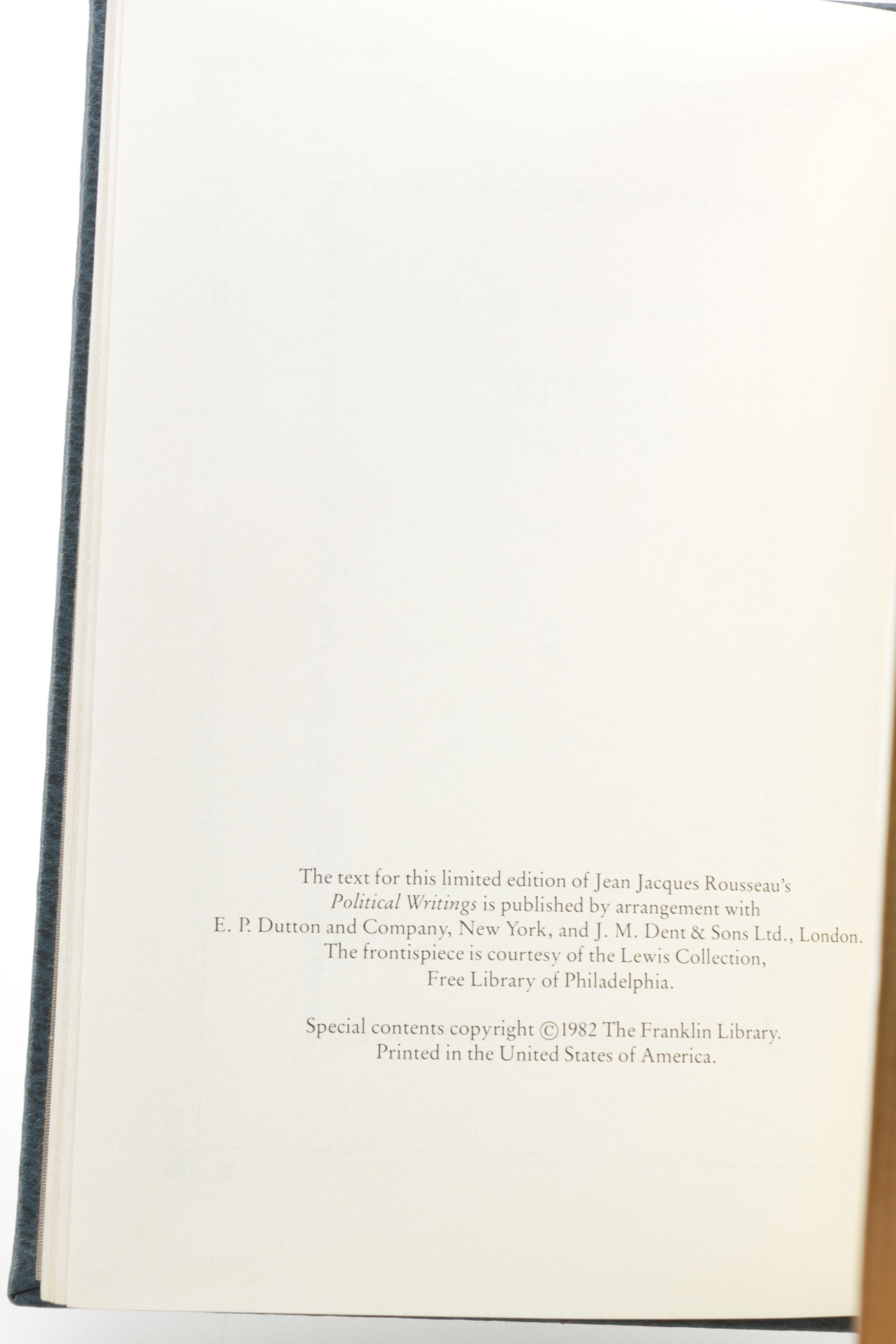 Franklin Library Editions of French Works