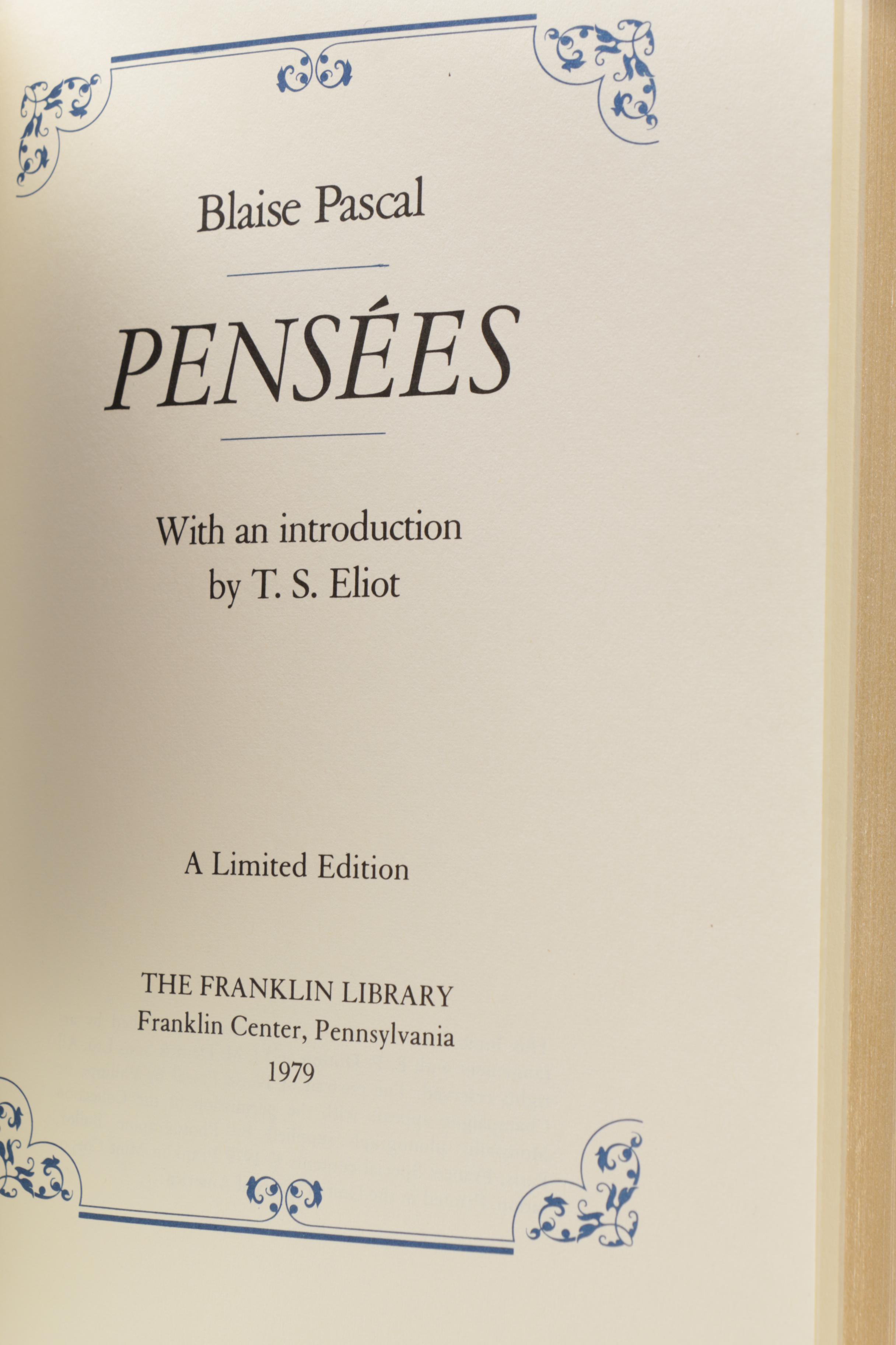Franklin Library Editions of French Works