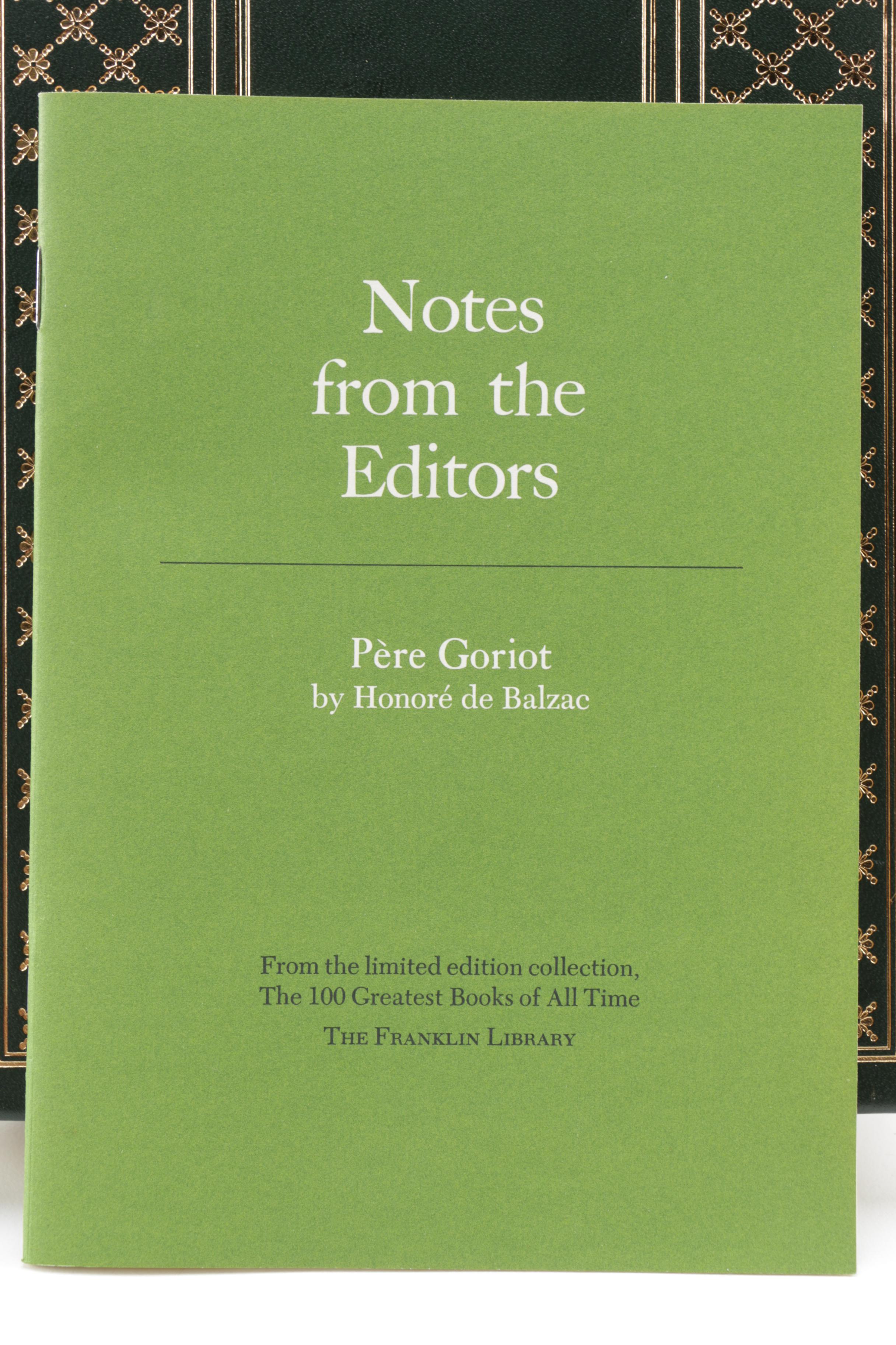 Franklin Library Editions of French Works