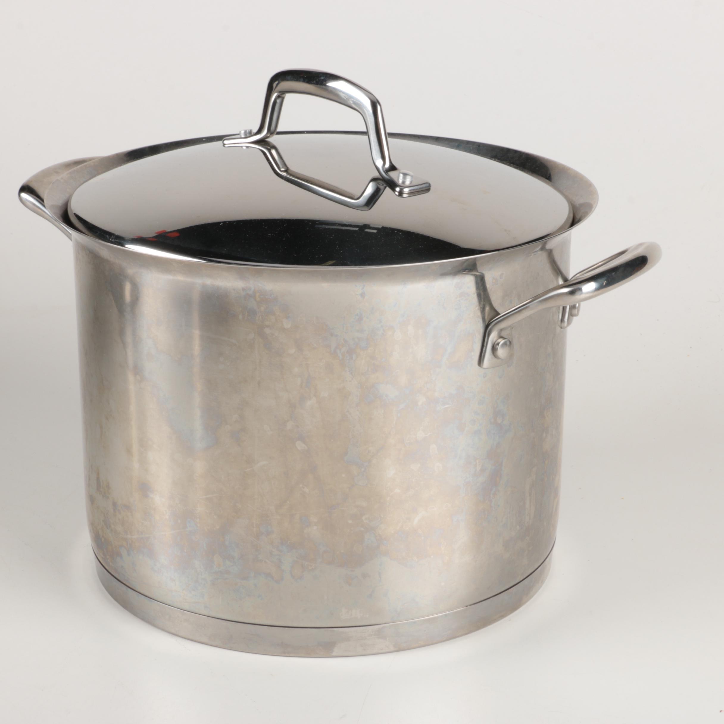 Stainless Steel Pots Including Kirkland Signature