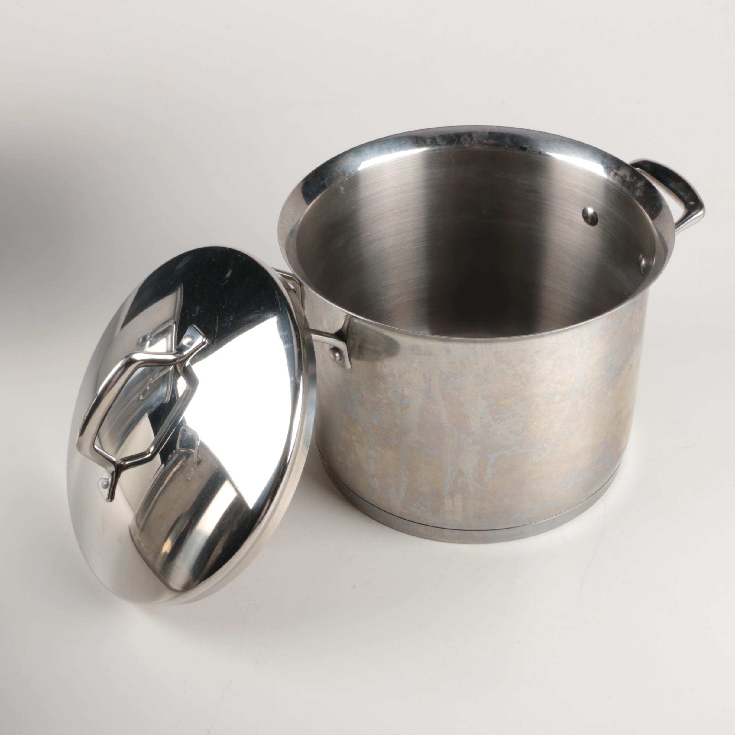 Stainless Steel Pots Including Kirkland Signature