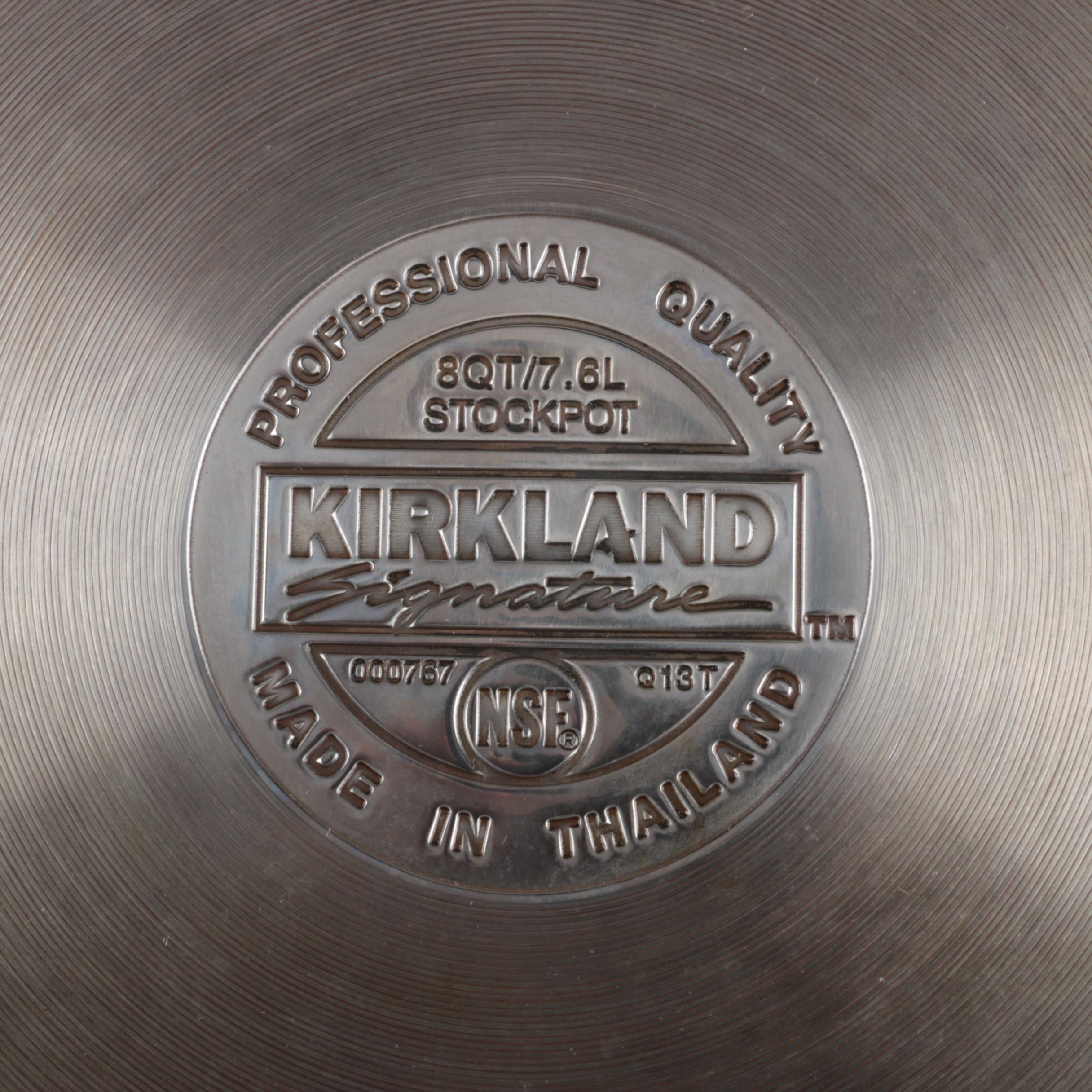 Stainless Steel Pots Including Kirkland Signature