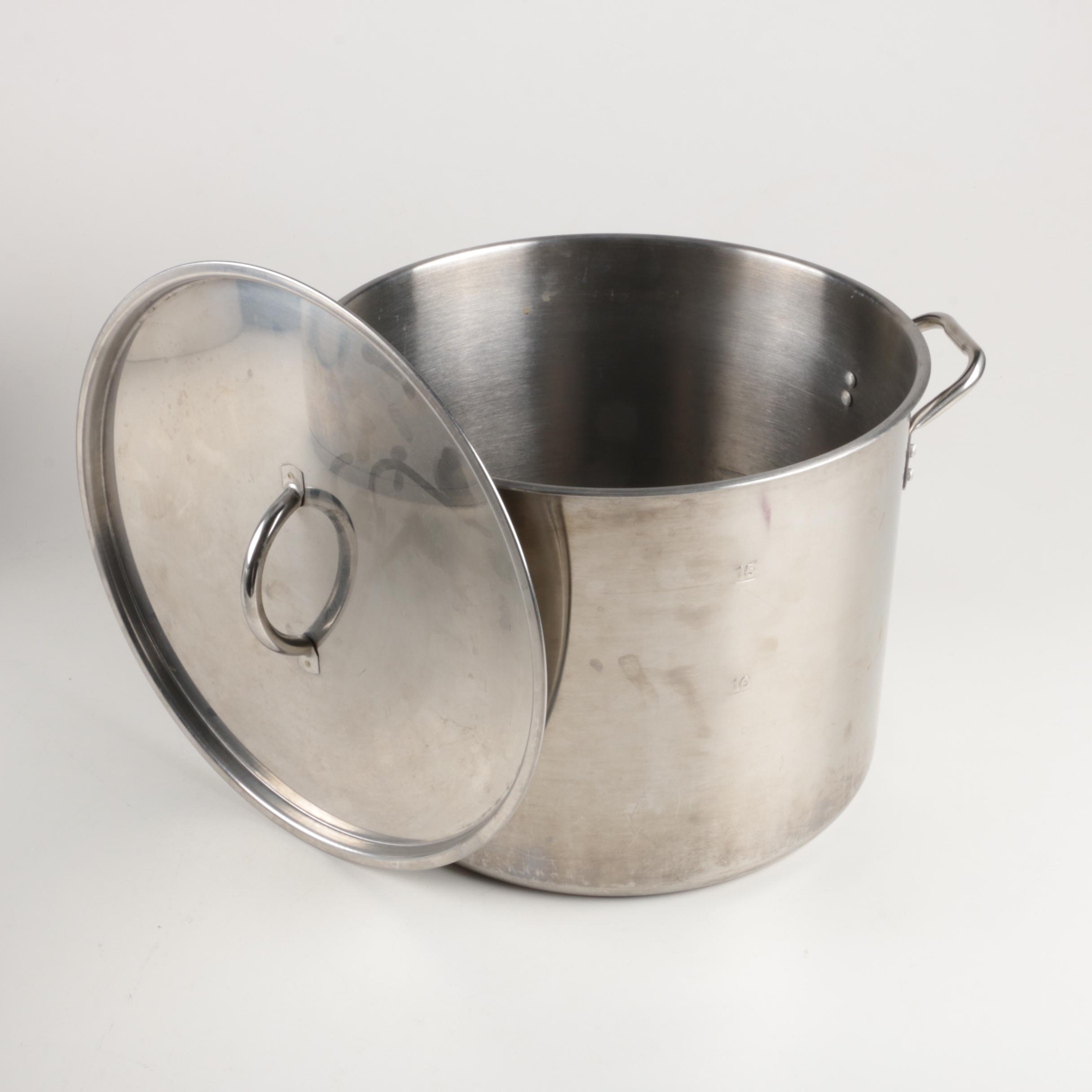 Stainless Steel Pots Including Kirkland Signature