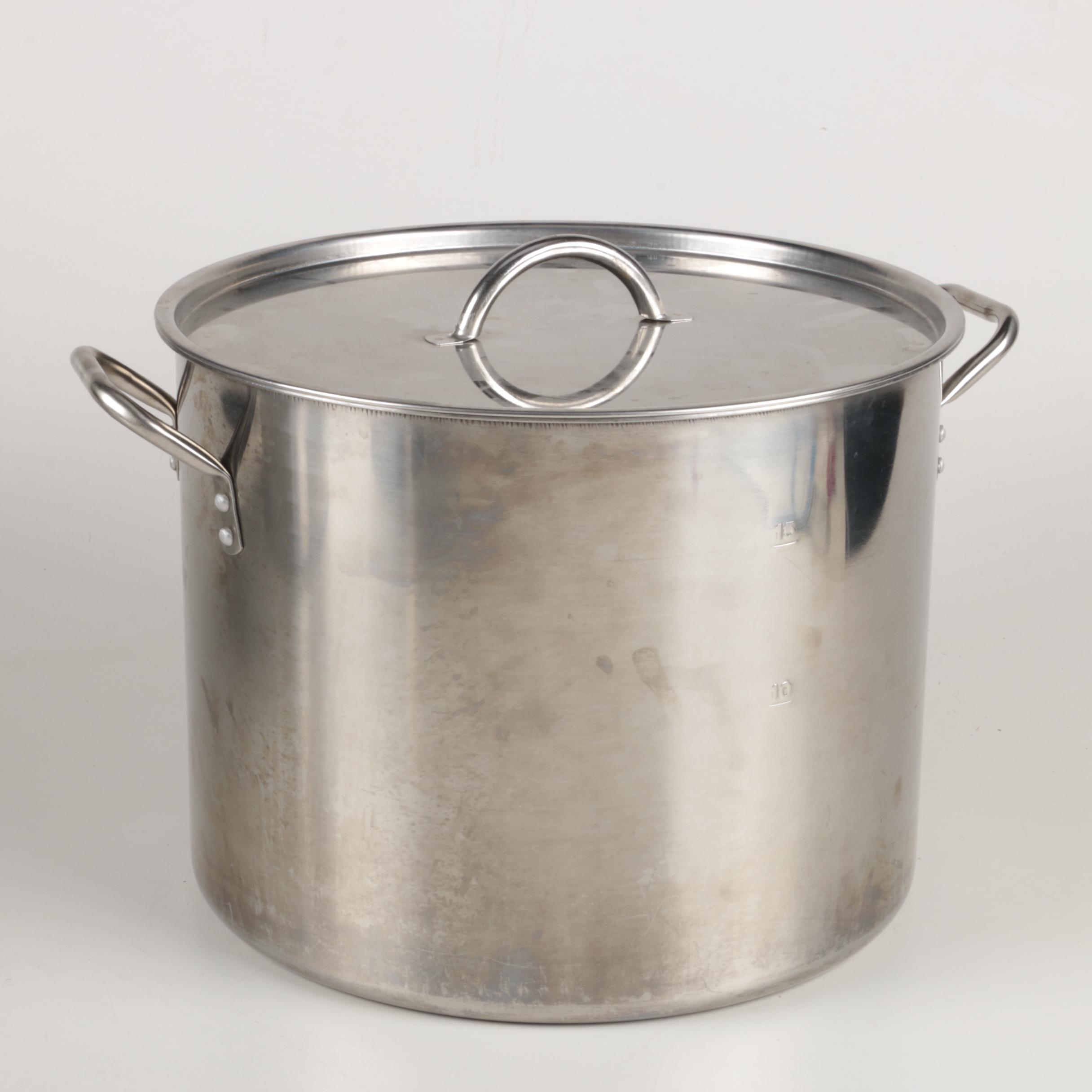 Stainless Steel Pots Including Kirkland Signature
