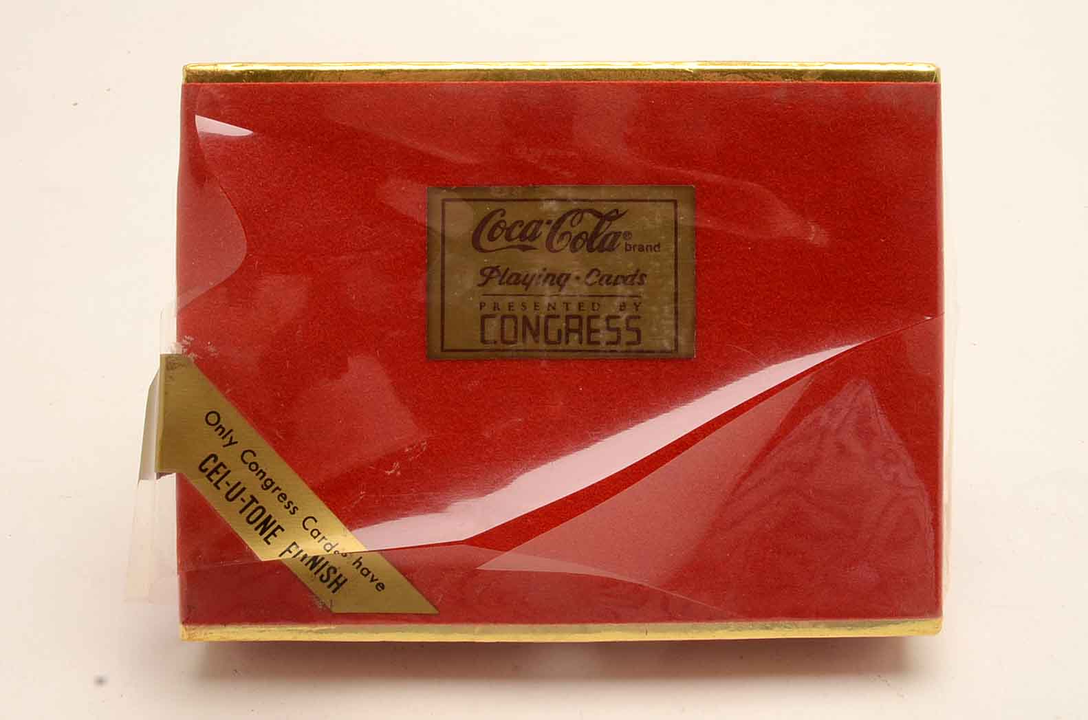 Four Vintage Sealed Decks Of :Coca-Cola" Playing Cards