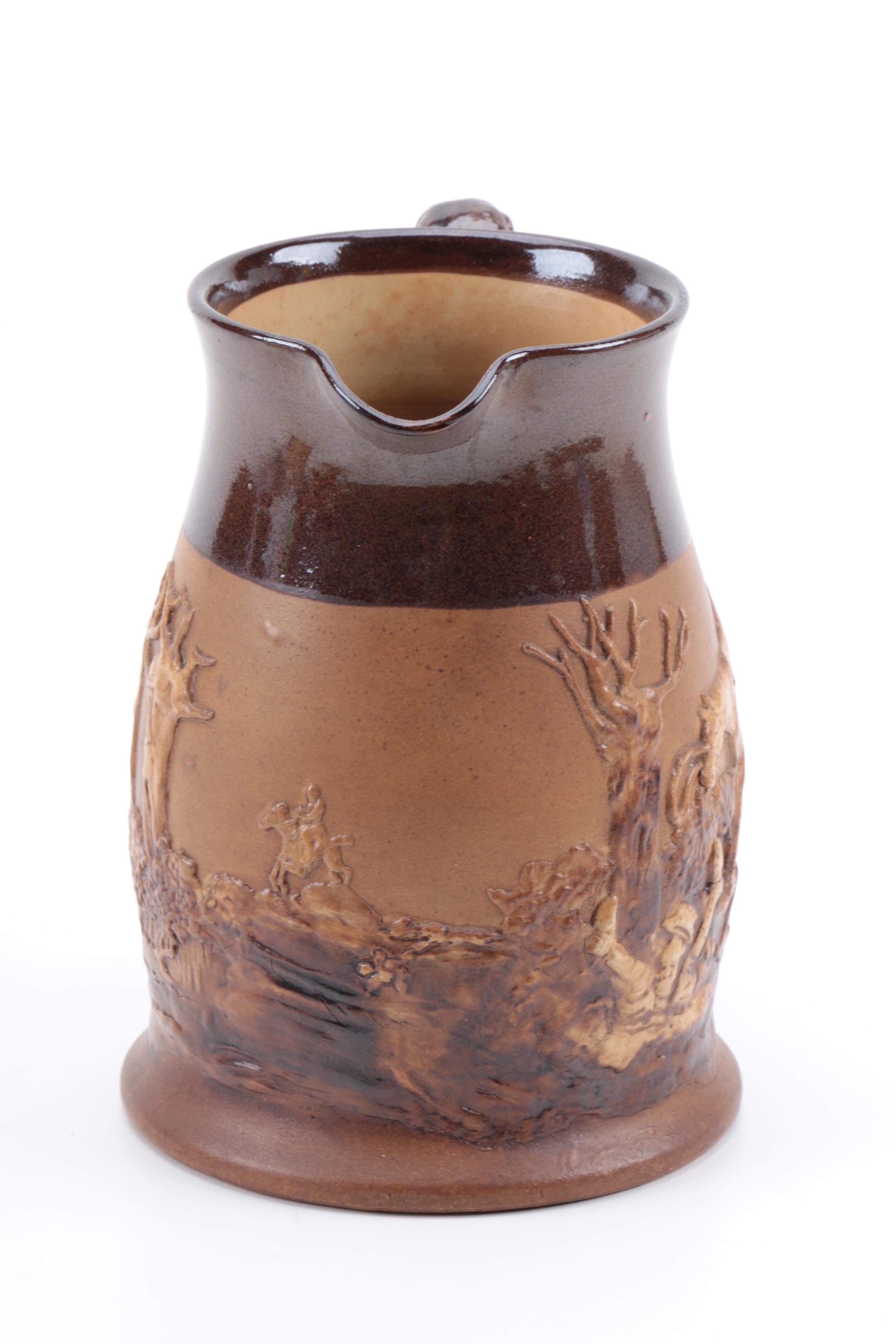 Vintage Royal Doulton Stoneware Pitcher