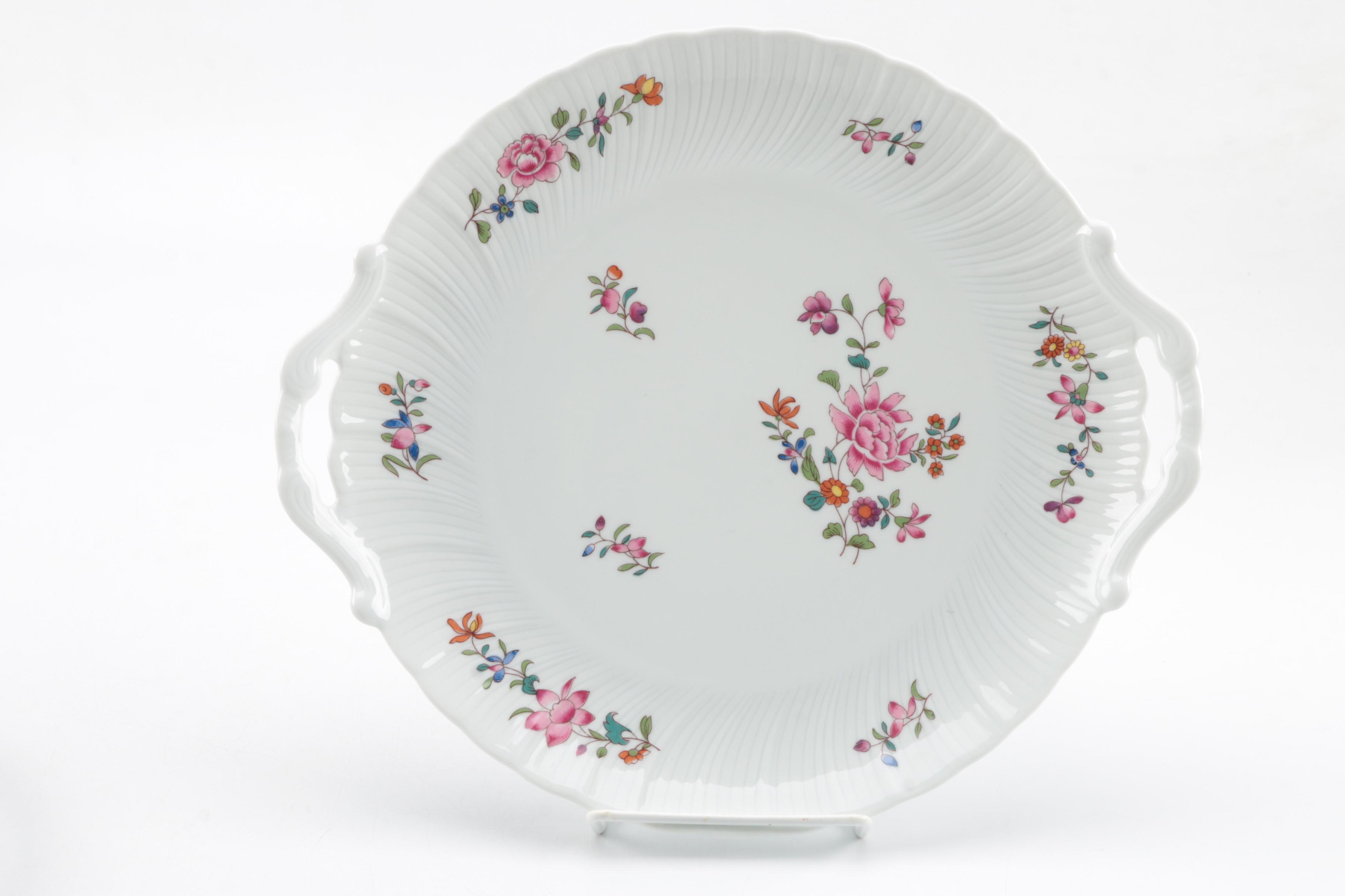 Minton "Japonica" and Other Porcelain Serveware Including Haviland