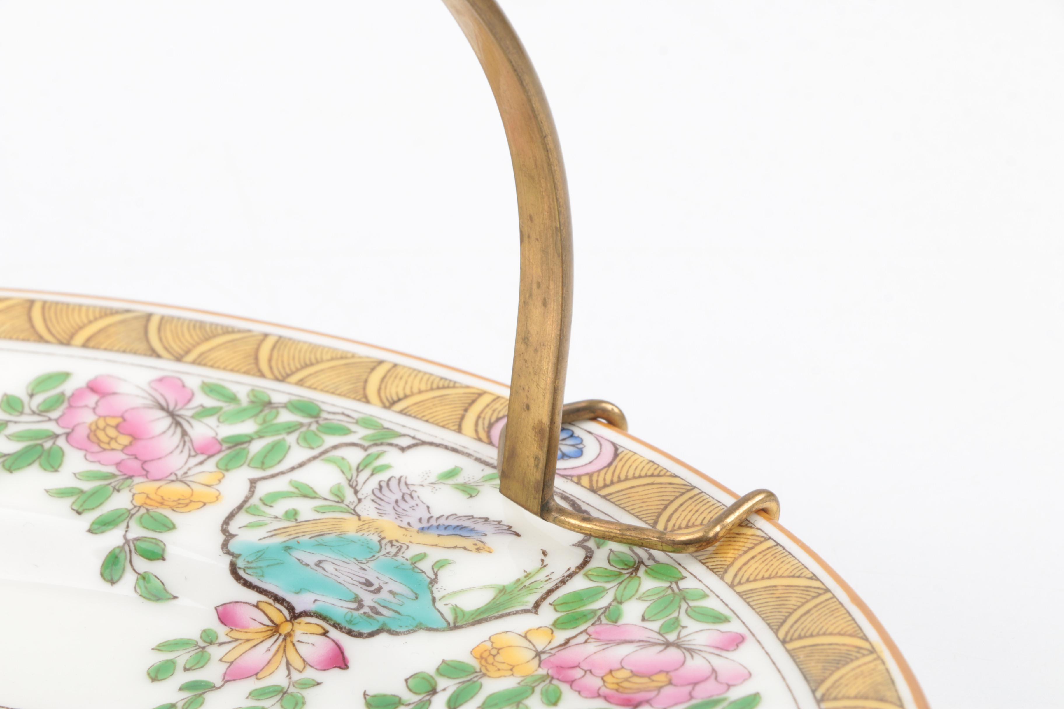 Minton "Japonica" and Other Porcelain Serveware Including Haviland