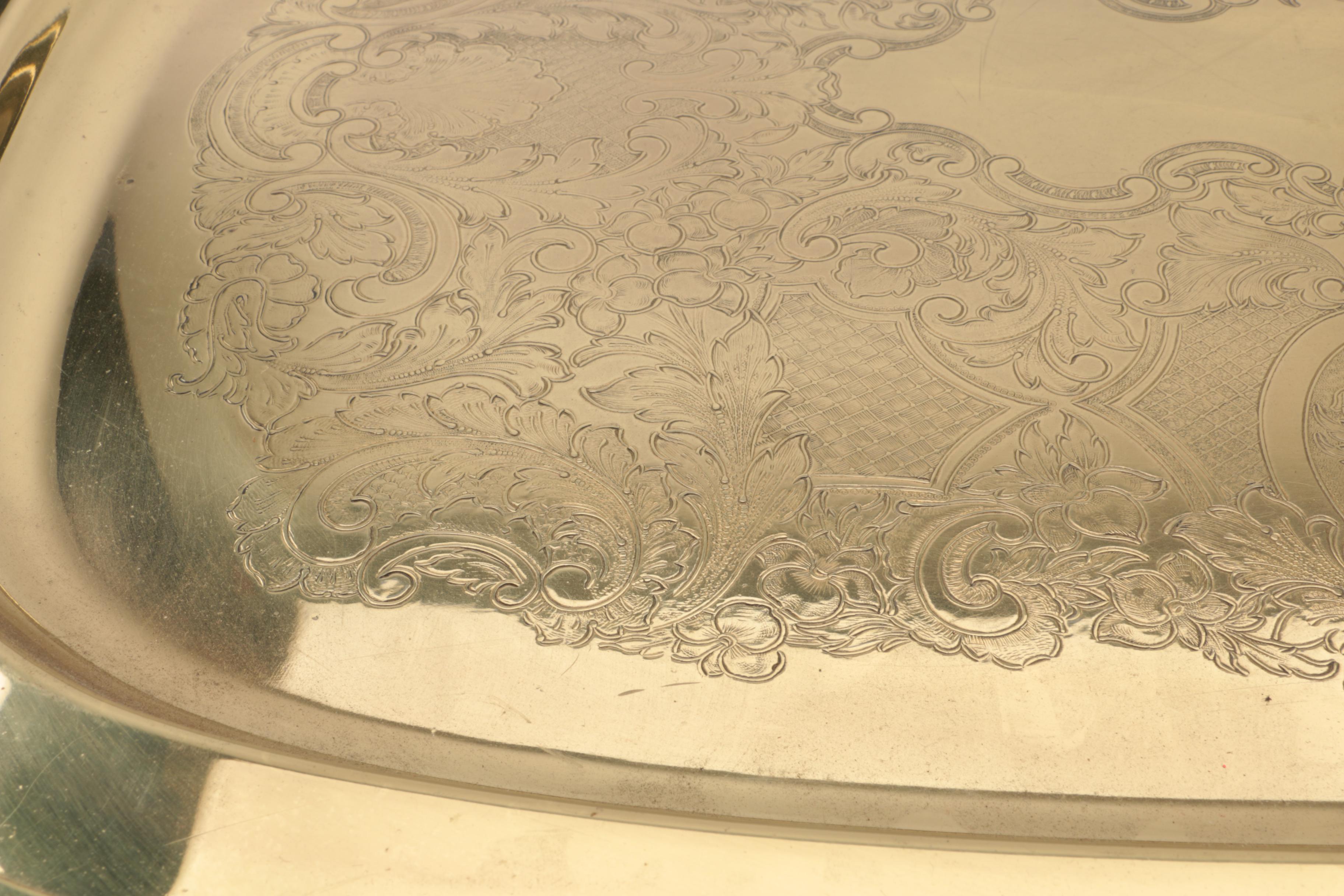 Gold-Toned Metal Platter