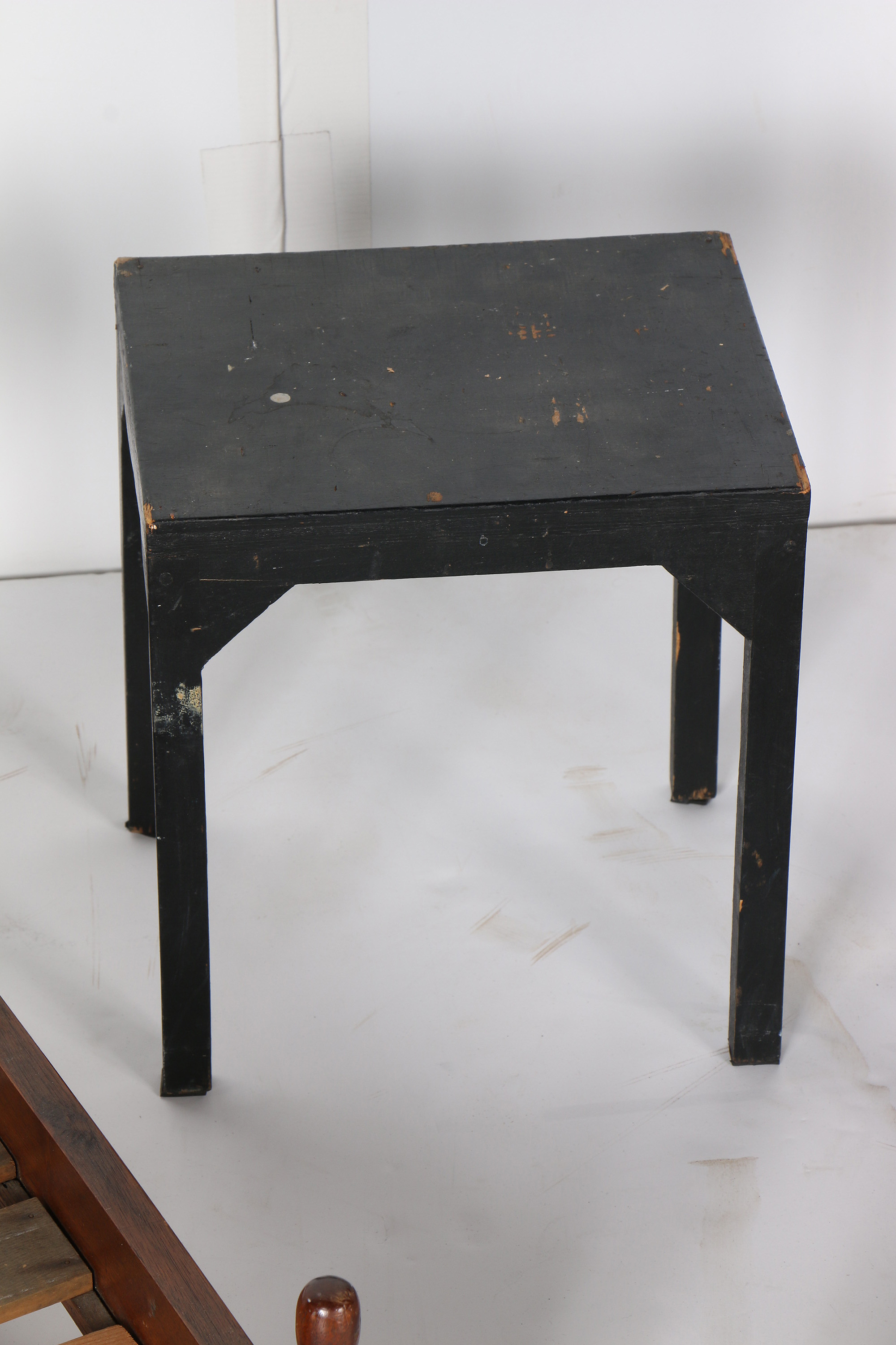 Miniature Furniture Including Mahogany Bed Frame