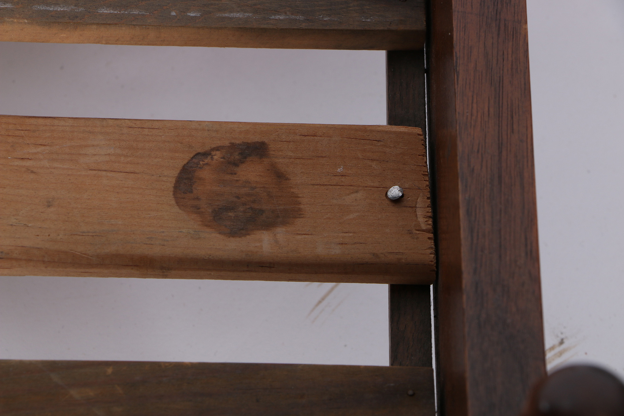 Miniature Furniture Including Mahogany Bed Frame