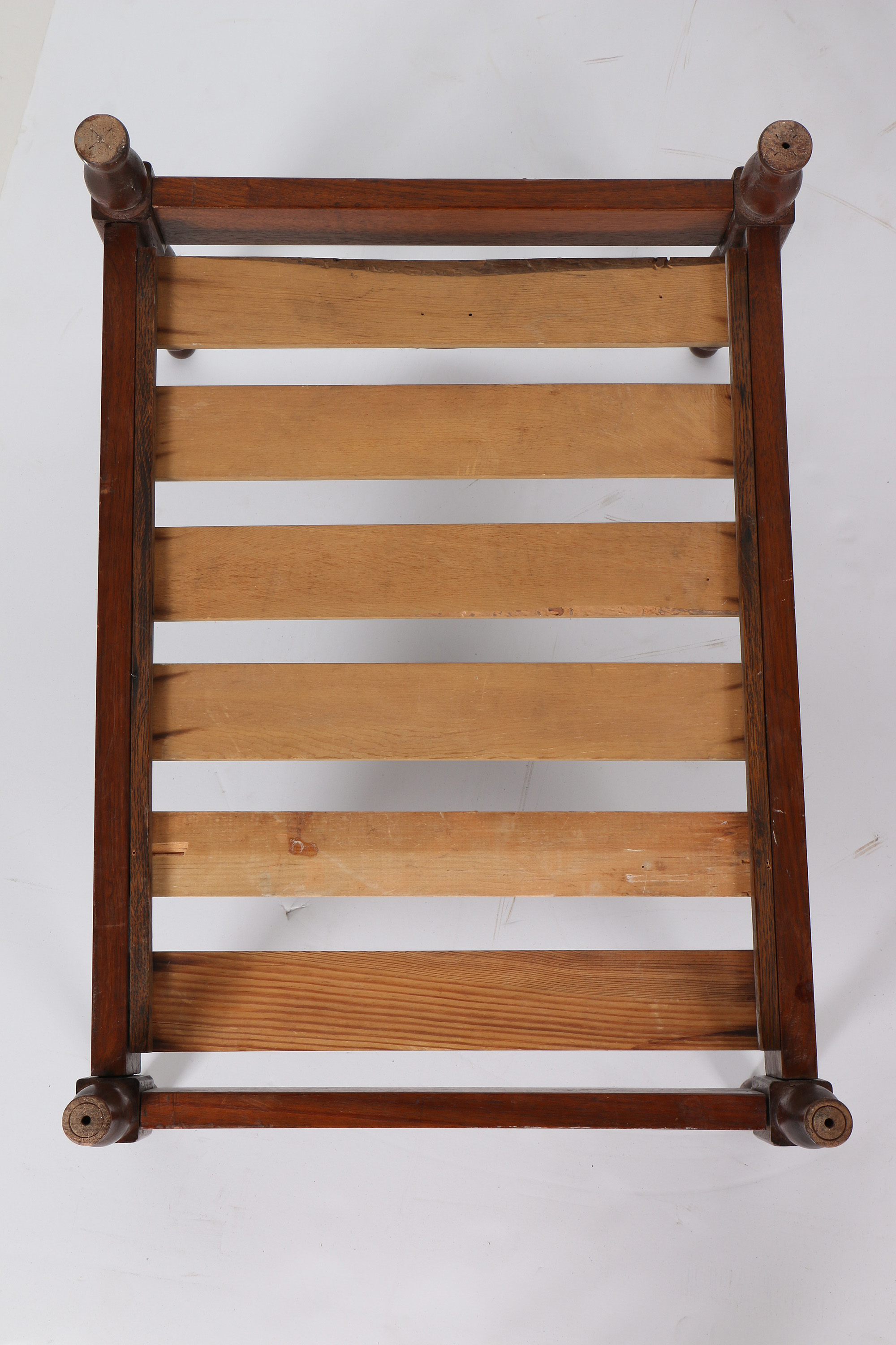 Miniature Furniture Including Mahogany Bed Frame