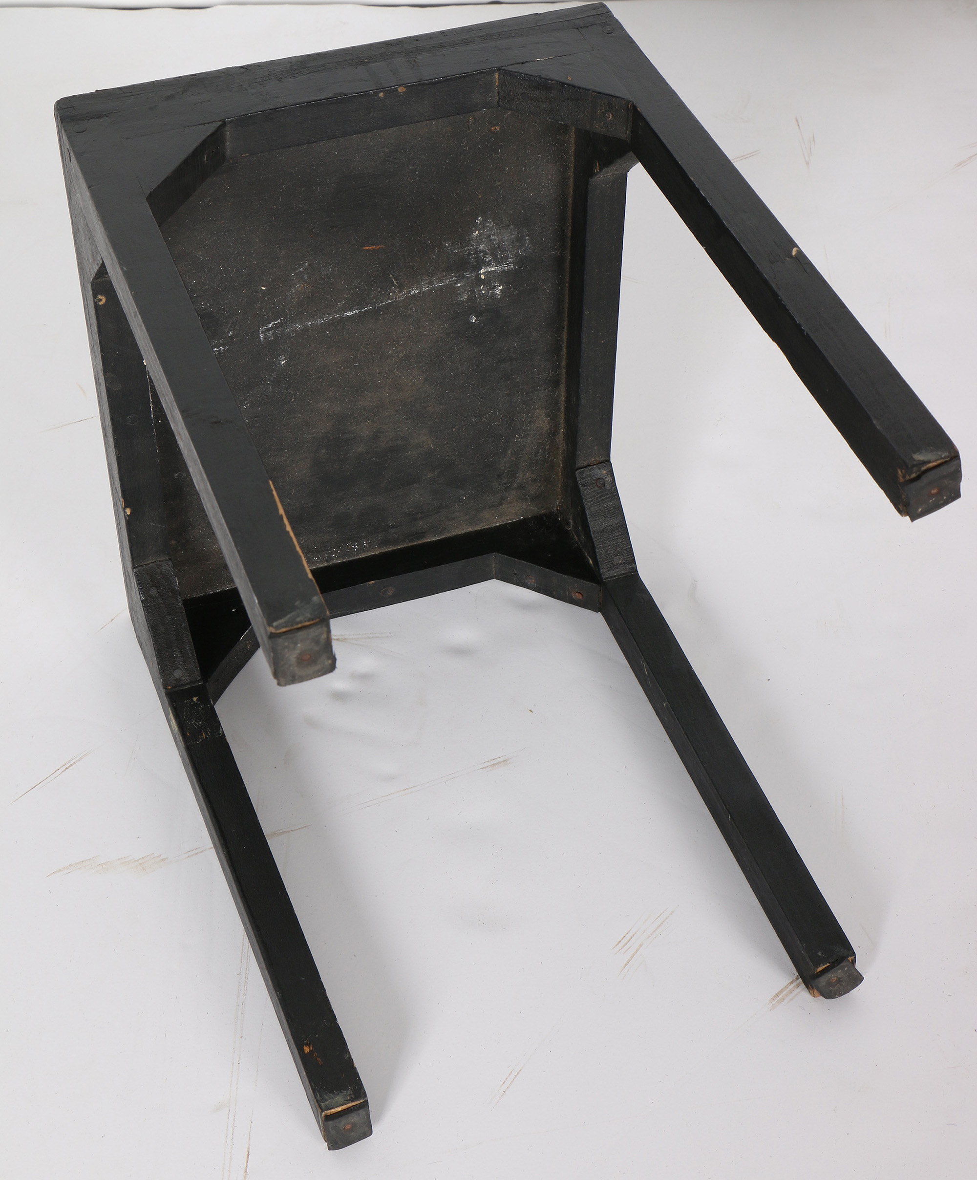 Miniature Furniture Including Mahogany Bed Frame