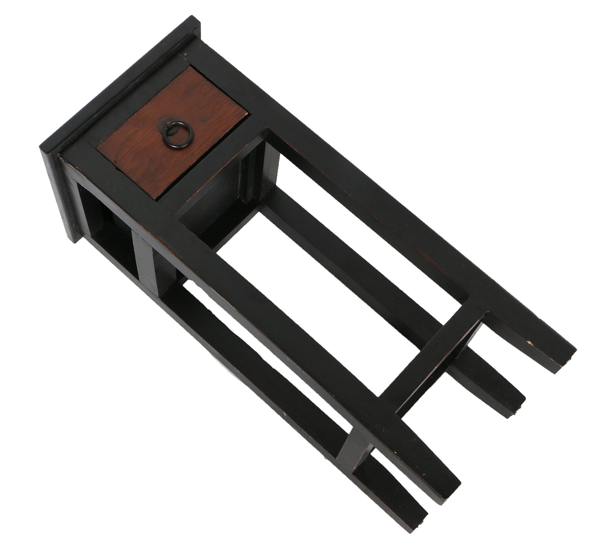 Miniature Furniture Including Mahogany Bed Frame