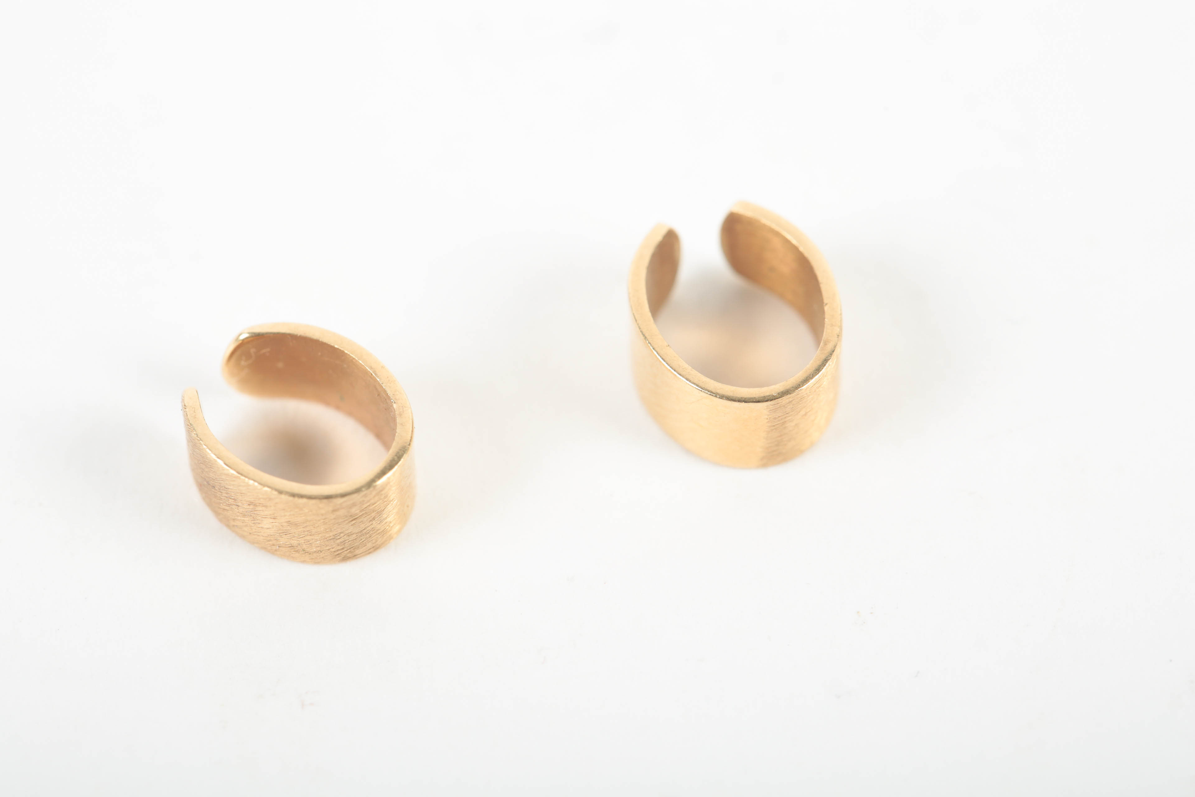 Vintage 14K Gold Cuff and Wrap Earrings Set