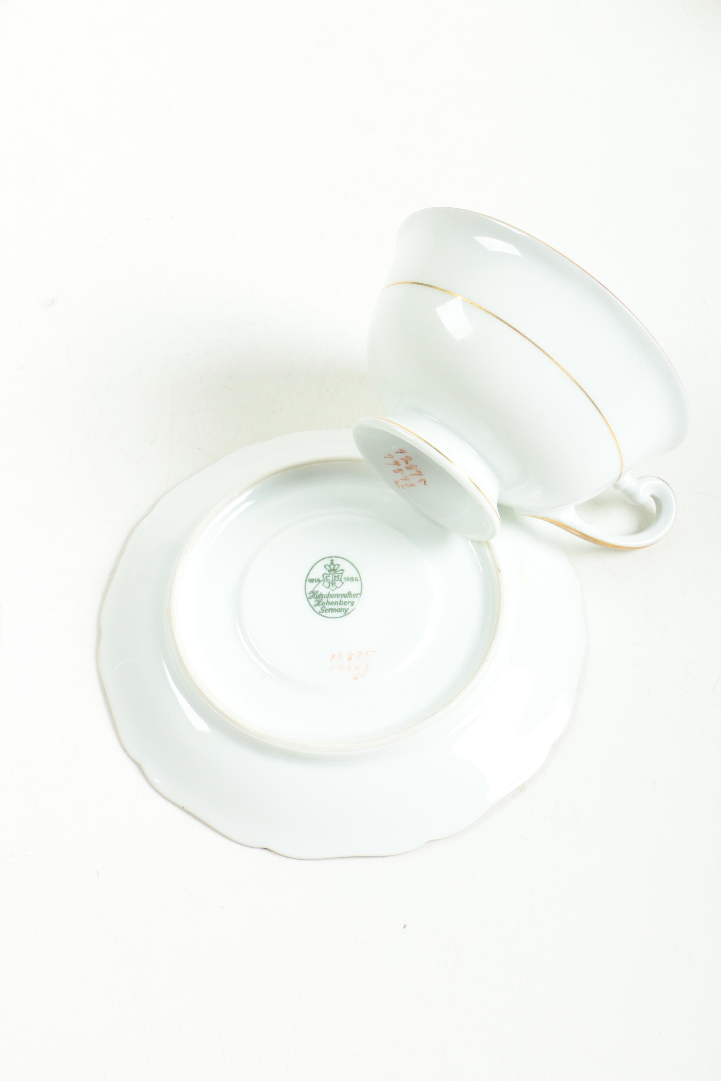 Selection of China Tea Cups and Saucers including Royal Dover