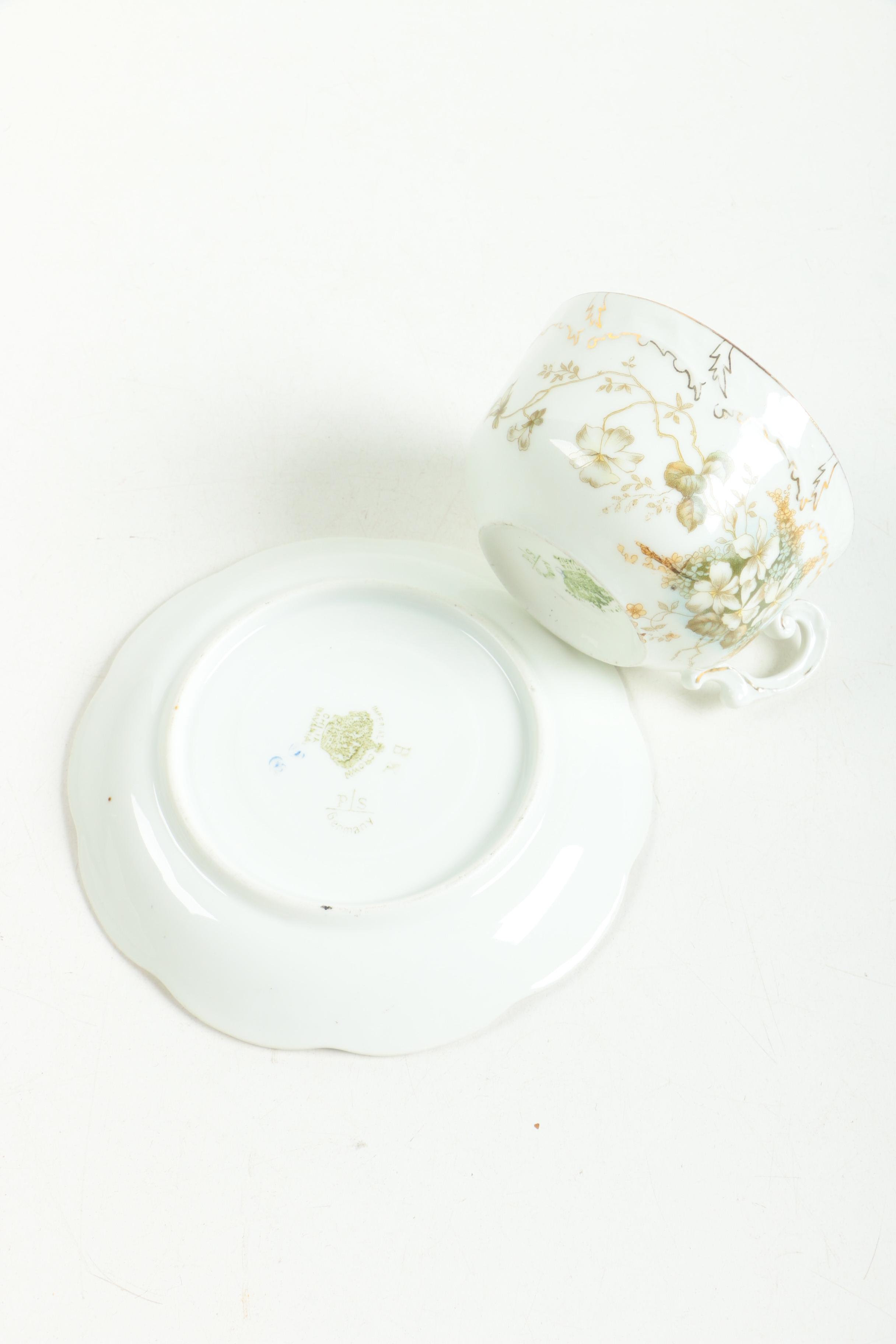 Selection of China Tea Cups and Saucers including Royal Dover