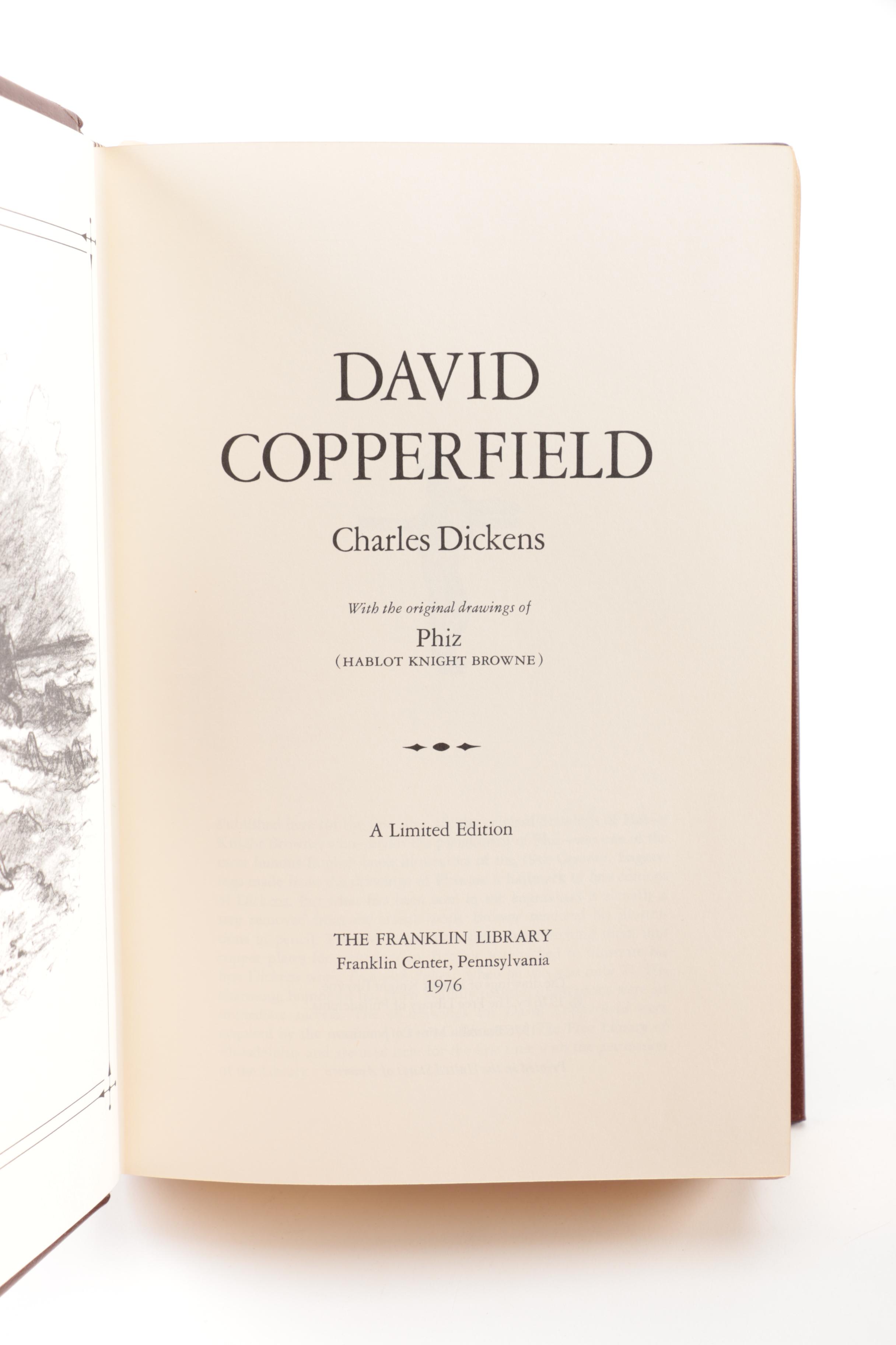 Franklin Library "100 Greatest Books of All Time" Books Including Dickens