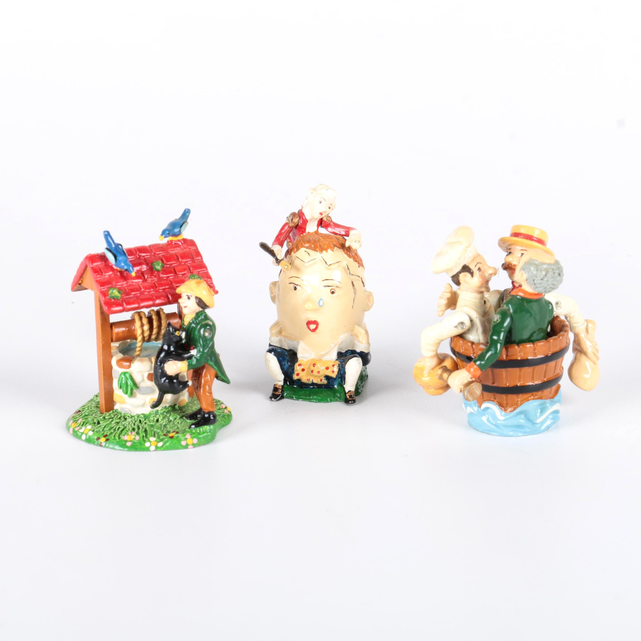 Metal Nursery Rhyme Figurines